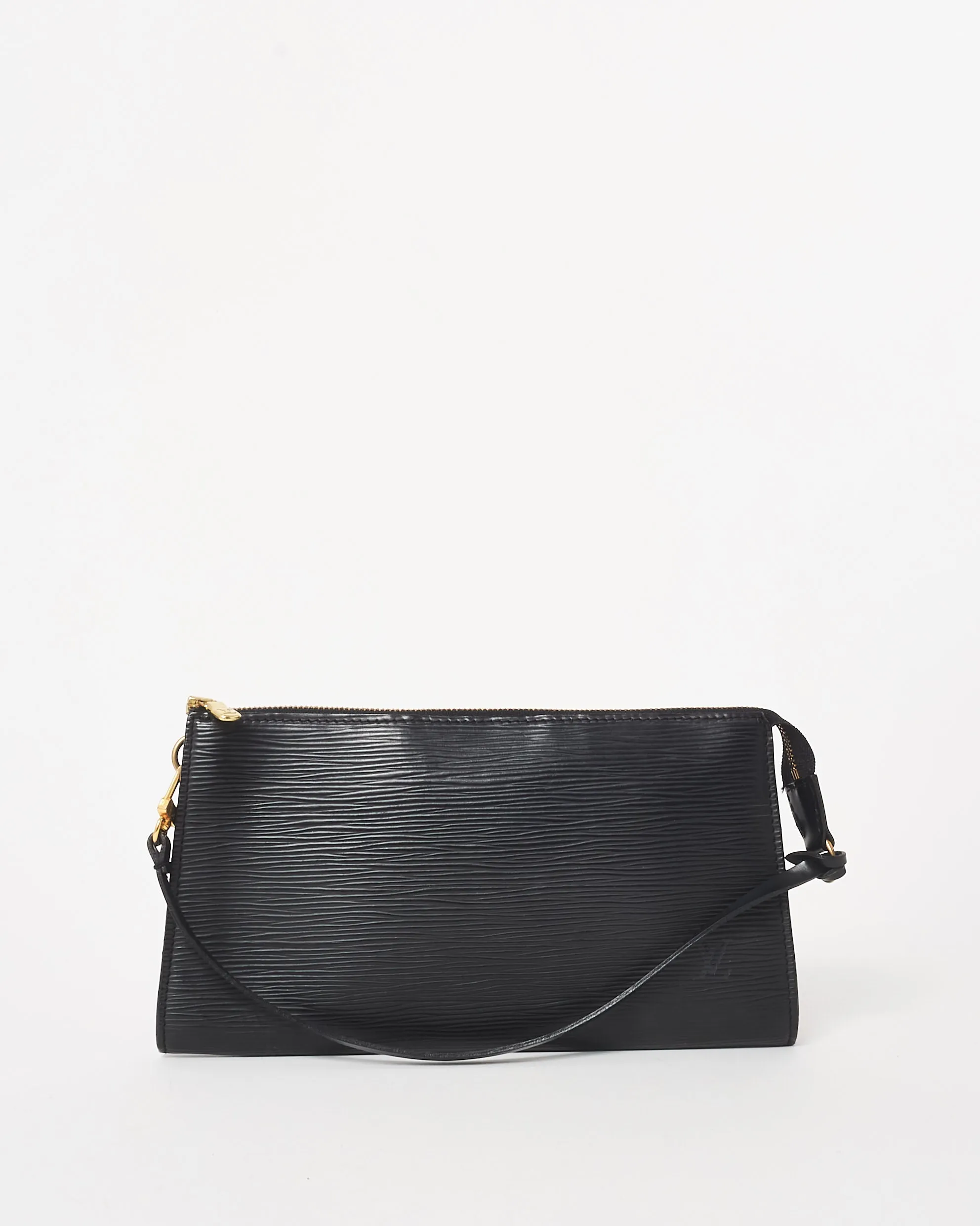Louis Vuitton Black Epi Leather Pochette Accessoires Shoulder Bag