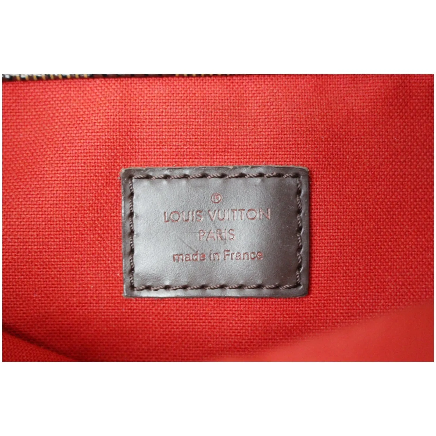 LOUIS VUITTON Bloomsbury PM Damier Ebene Crossbody Bag Brown