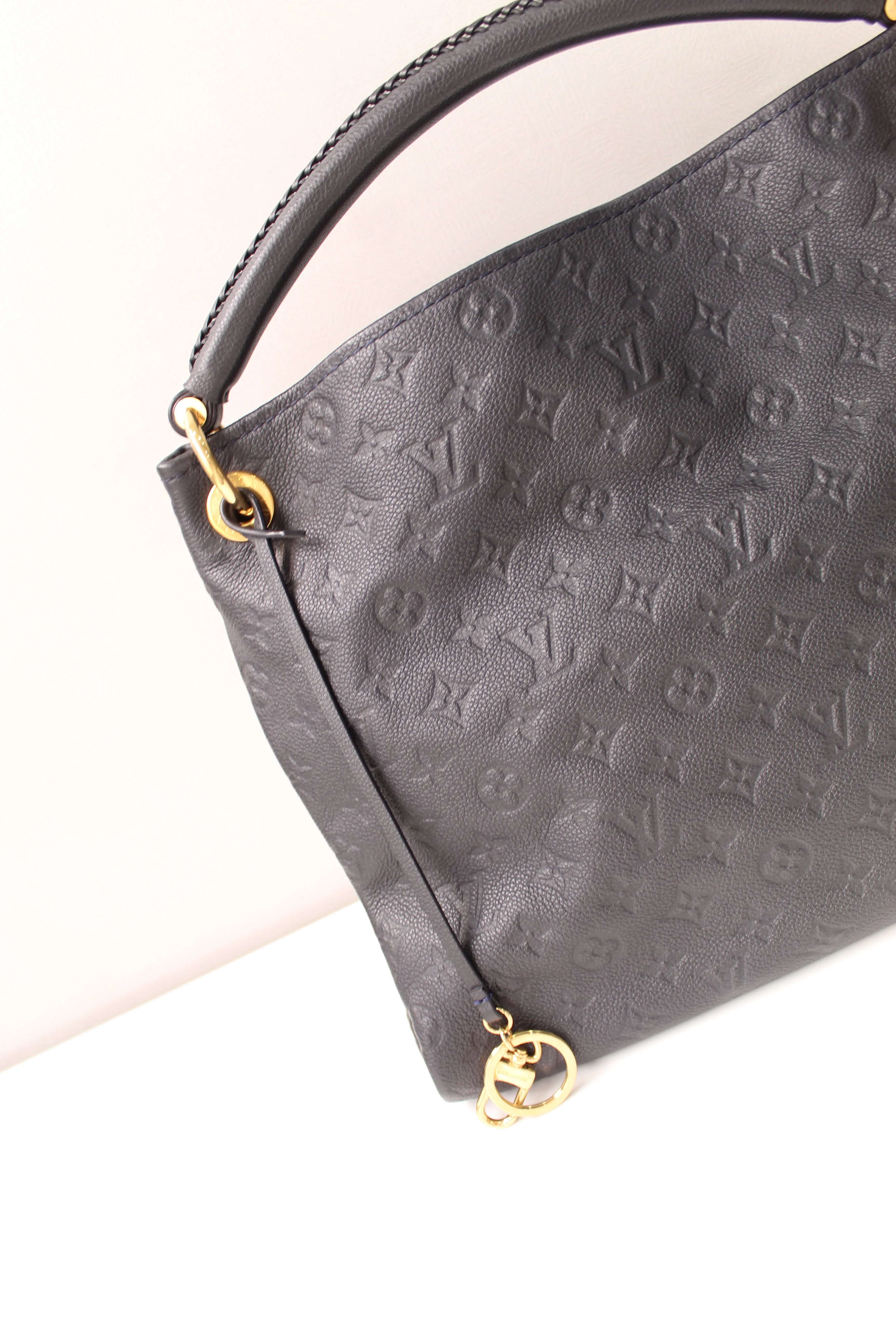 Louis Vuitton Blue Emprente Artsy MM