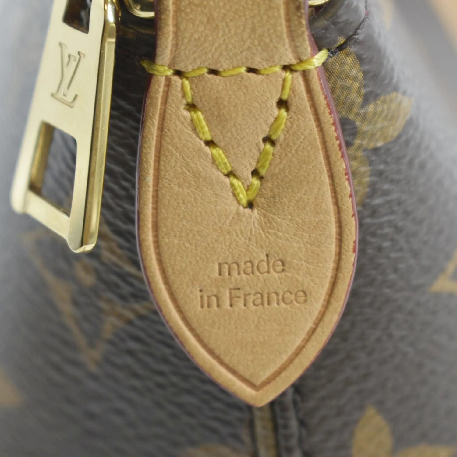 LOUIS VUITTON Boetie PM NM Monogram Canvas Satchel Shoulder Bag Brown