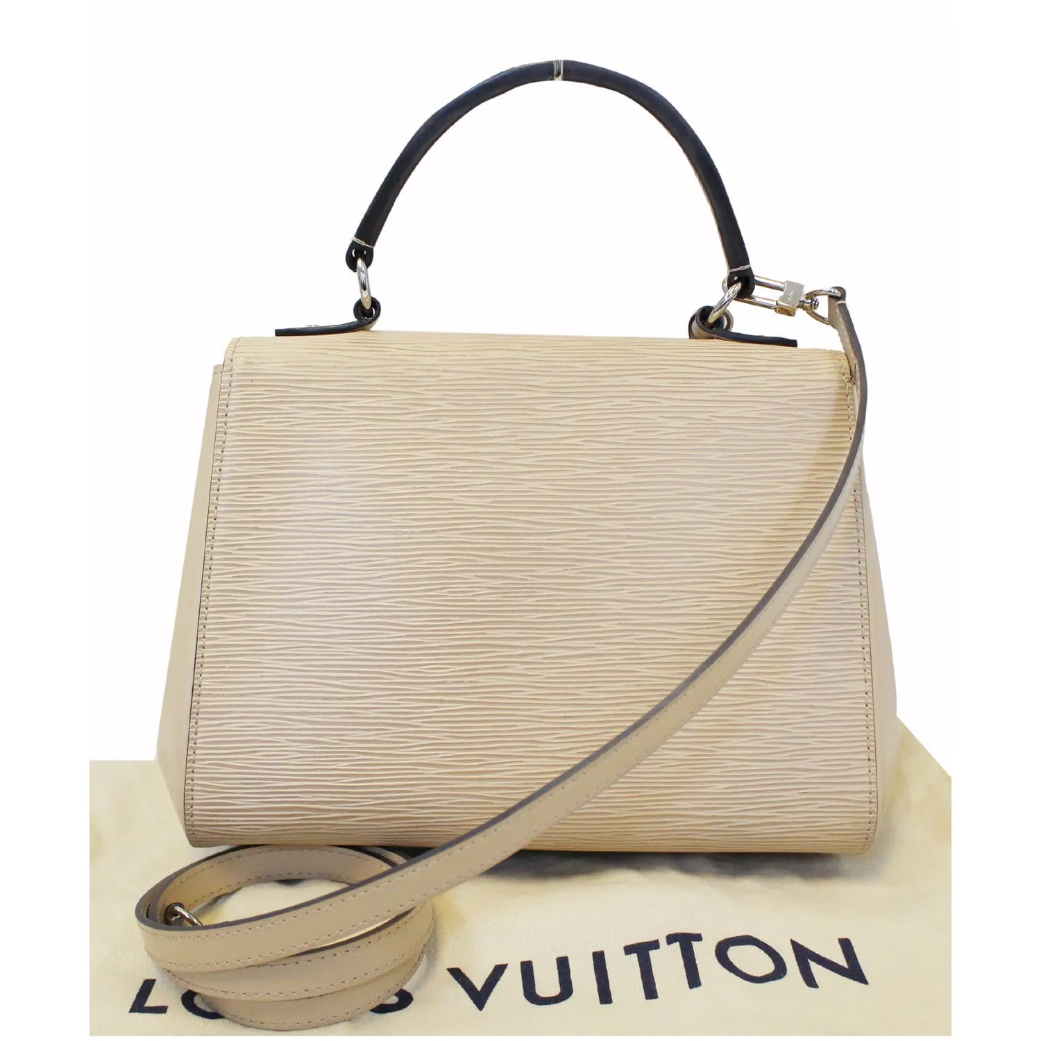 LOUIS VUITTON Cluny MM Epi Leather Shoulder Bag Dune
