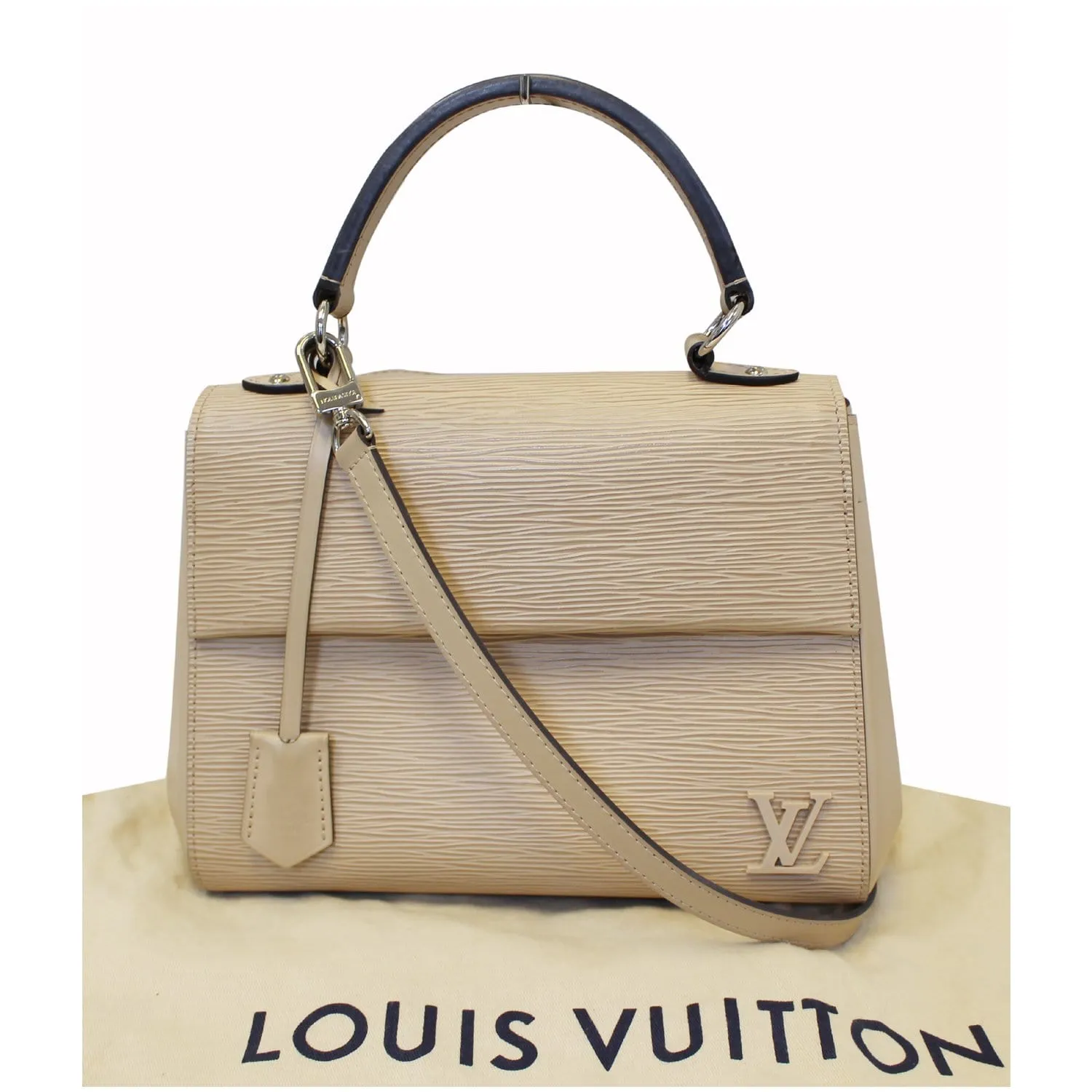 LOUIS VUITTON Cluny MM Epi Leather Shoulder Bag Dune