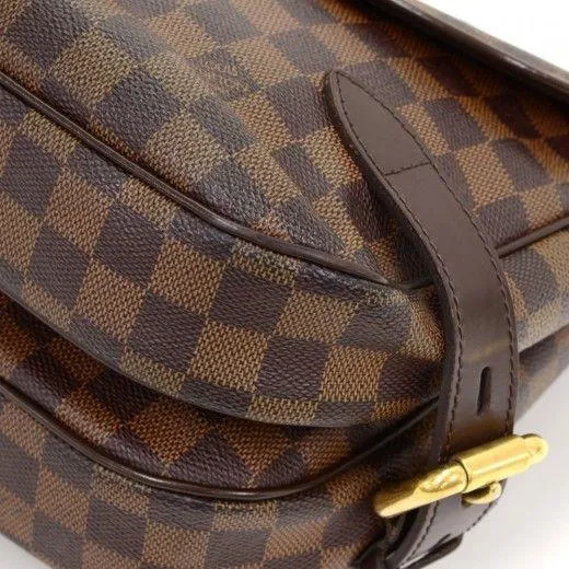 LOUIS VUITTON Damier Ebene Highbury Shoulder Handbag - Sale