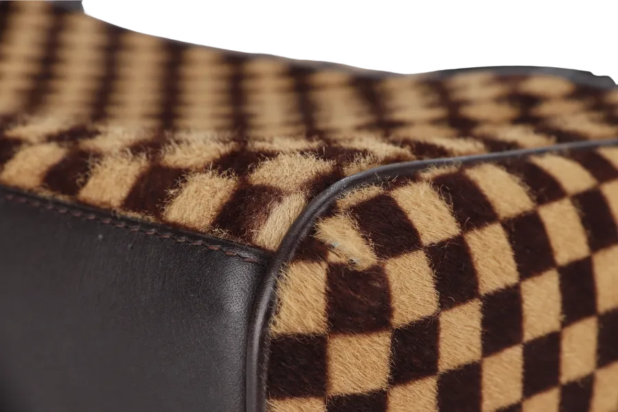 LOUIS VUITTON DAMIER SAUVAGE LIONNE SATCHEL (M92131) NO DUST COVER