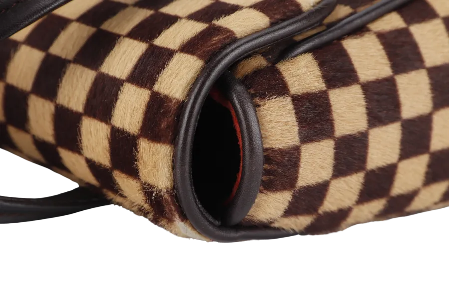 LOUIS VUITTON DAMIER SAUVAGE LIONNE SATCHEL (M92131) NO DUST COVER