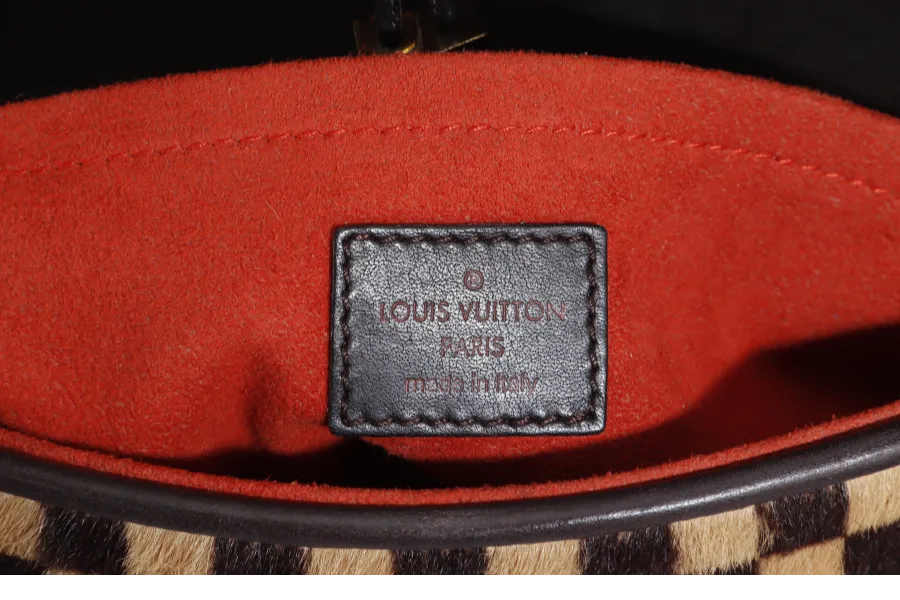 LOUIS VUITTON DAMIER SAUVAGE LIONNE SATCHEL (M92131) NO DUST COVER