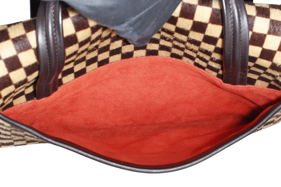 LOUIS VUITTON DAMIER SAUVAGE LIONNE SATCHEL (M92131) NO DUST COVER