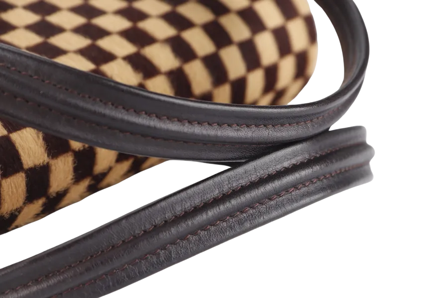 LOUIS VUITTON DAMIER SAUVAGE LIONNE SATCHEL (M92131) NO DUST COVER
