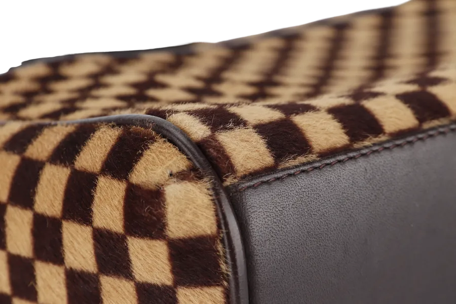 LOUIS VUITTON DAMIER SAUVAGE LIONNE SATCHEL (M92131) NO DUST COVER