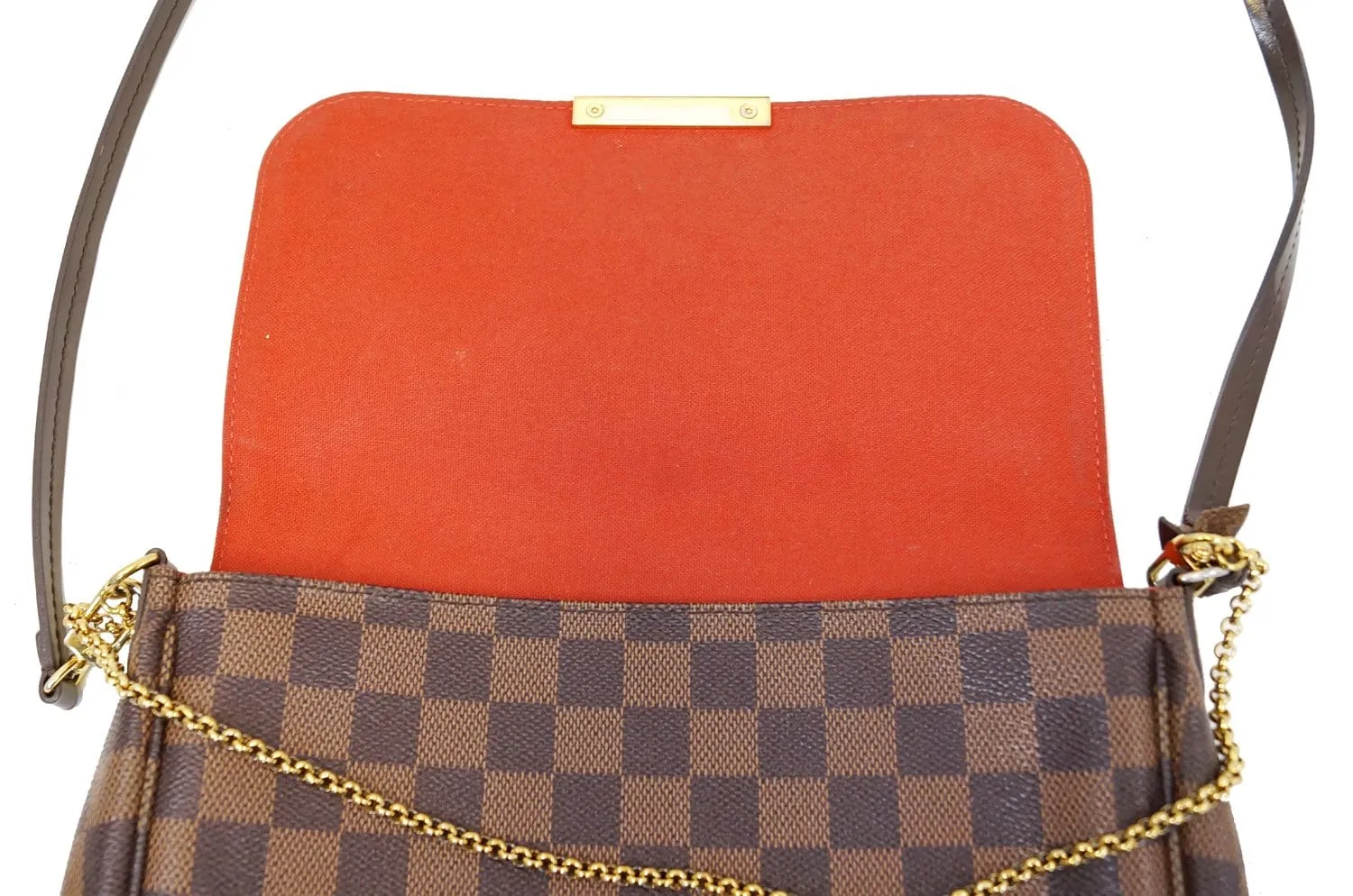 LOUIS VUITTON Favorite MM Damier Ebene Crossbody Bag