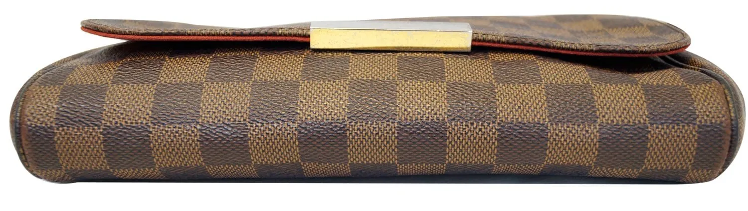 LOUIS VUITTON Favorite MM Damier Ebene Crossbody Bag