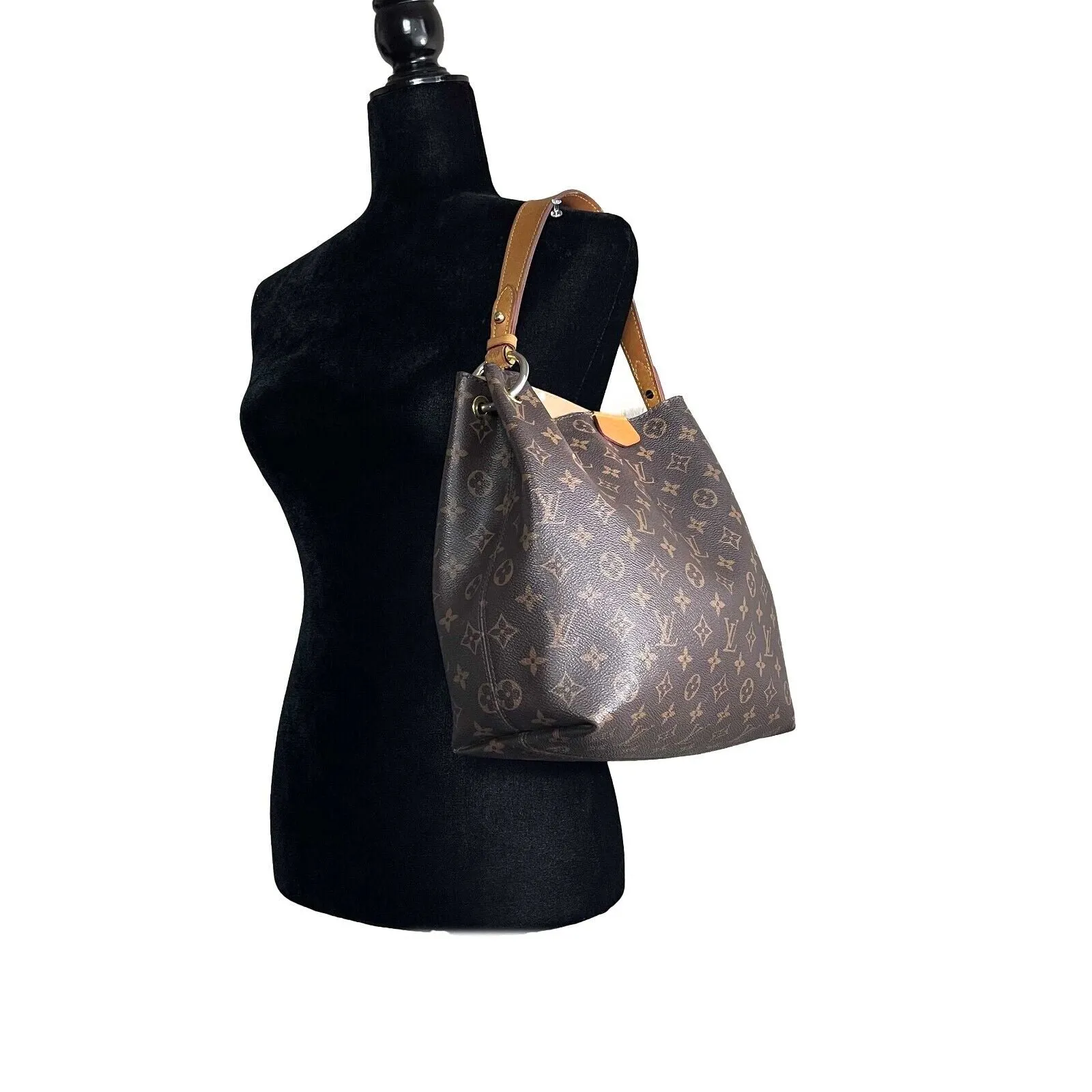 Louis Vuitton Graceful PM in Monogram Canvas Brown Shoulder Handbag