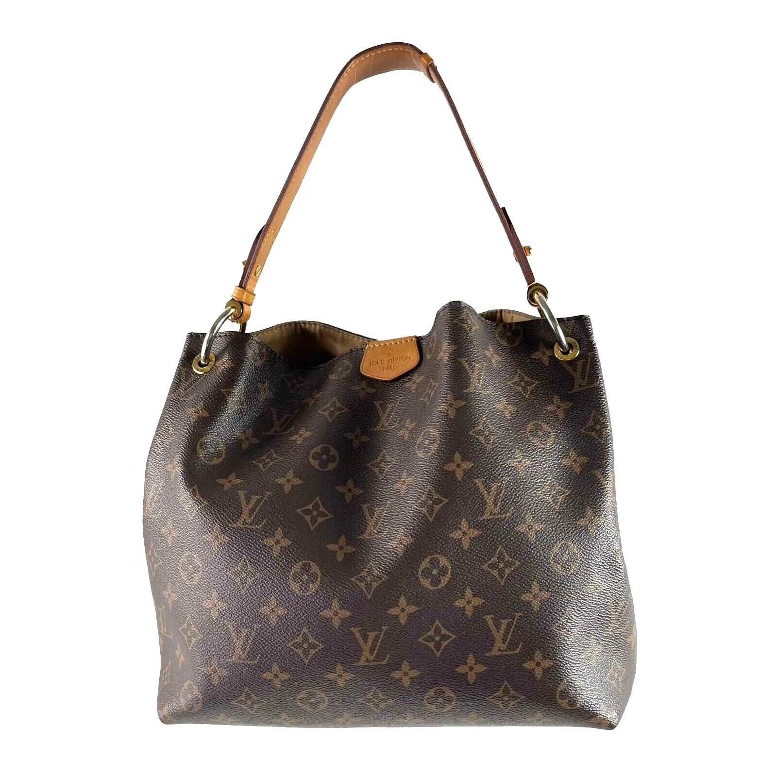 Louis Vuitton Graceful PM in Monogram Canvas Brown Shoulder Handbag