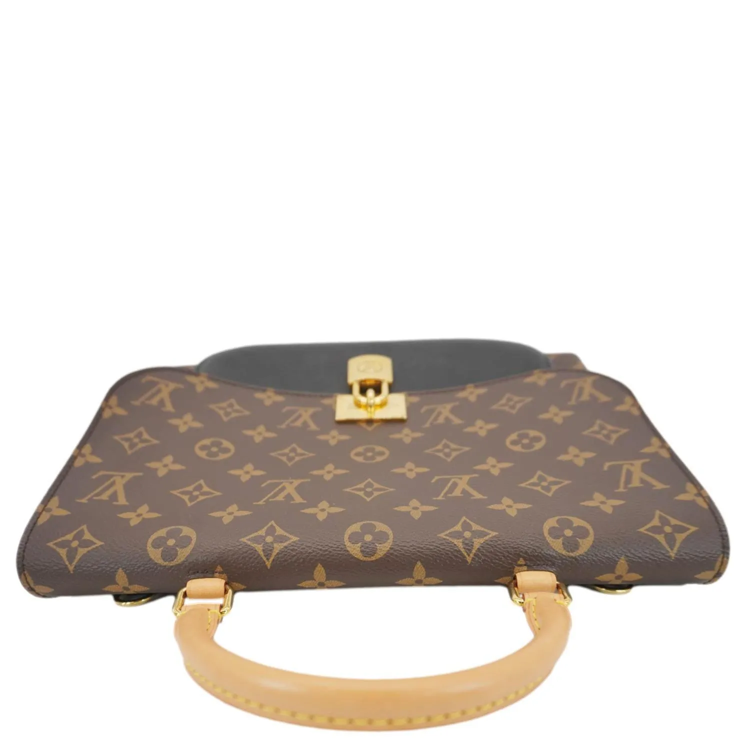 LOUIS VUITTON Marignan Monogram Canvas Shoulder Bag Brown