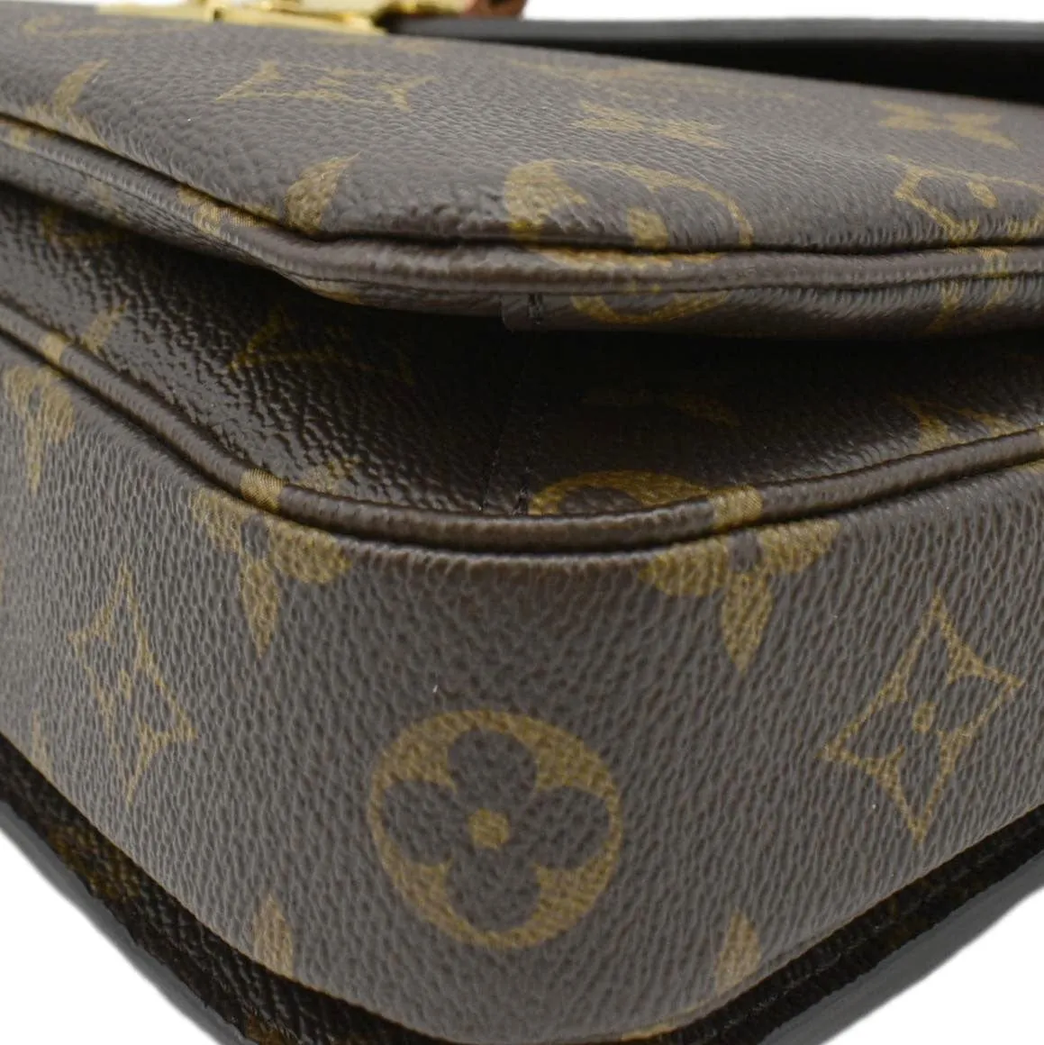 LOUIS VUITTON Metis Pochette Monogram Canvas Crossbody Bag Brown