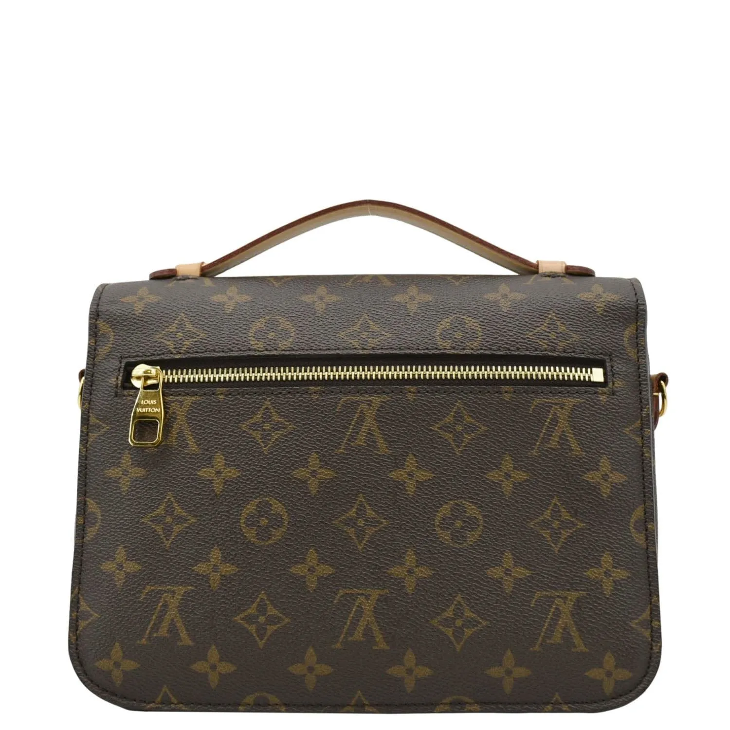 LOUIS VUITTON Metis Pochette Monogram Canvas Crossbody Bag Brown