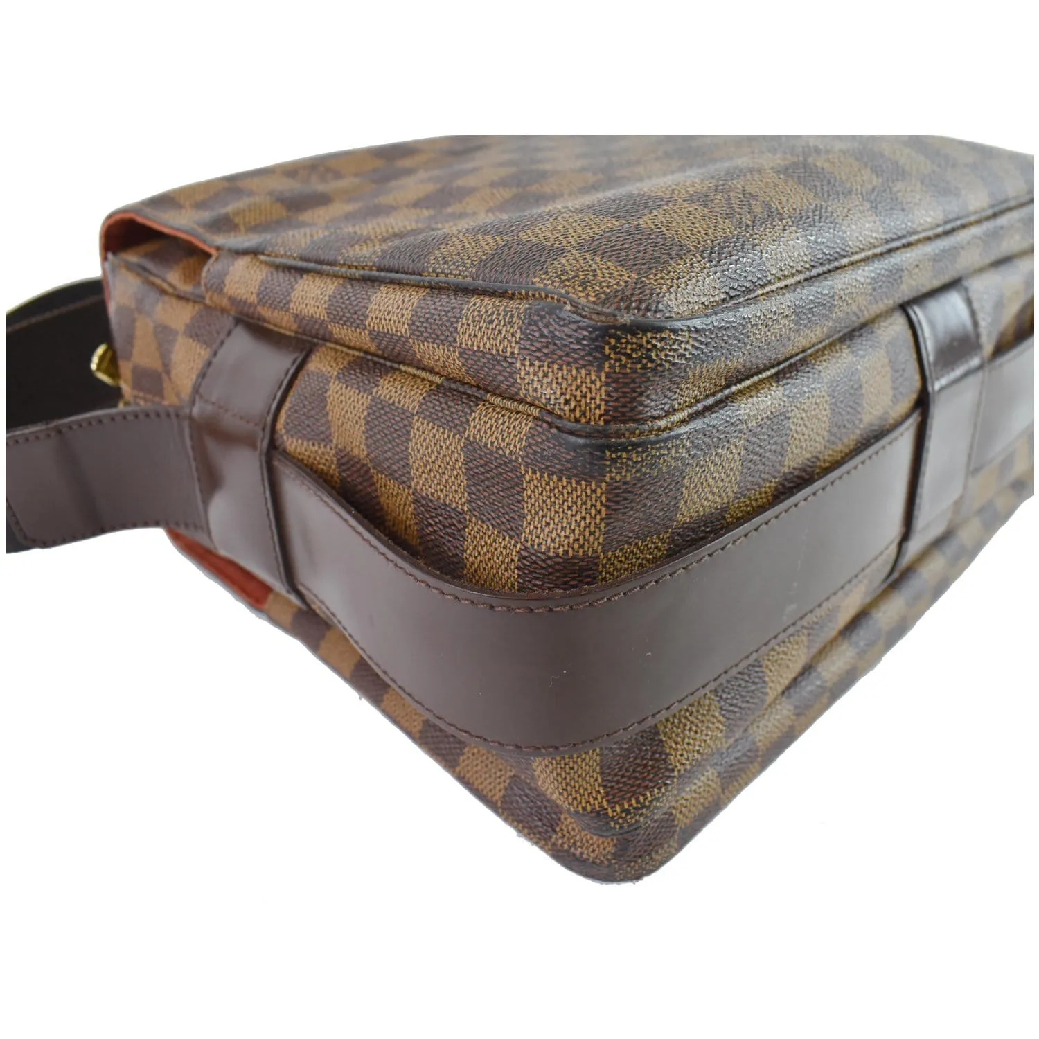 LOUIS VUITTON Naviglio Damier Ebene Messenger Bag Brown - 25% OFF