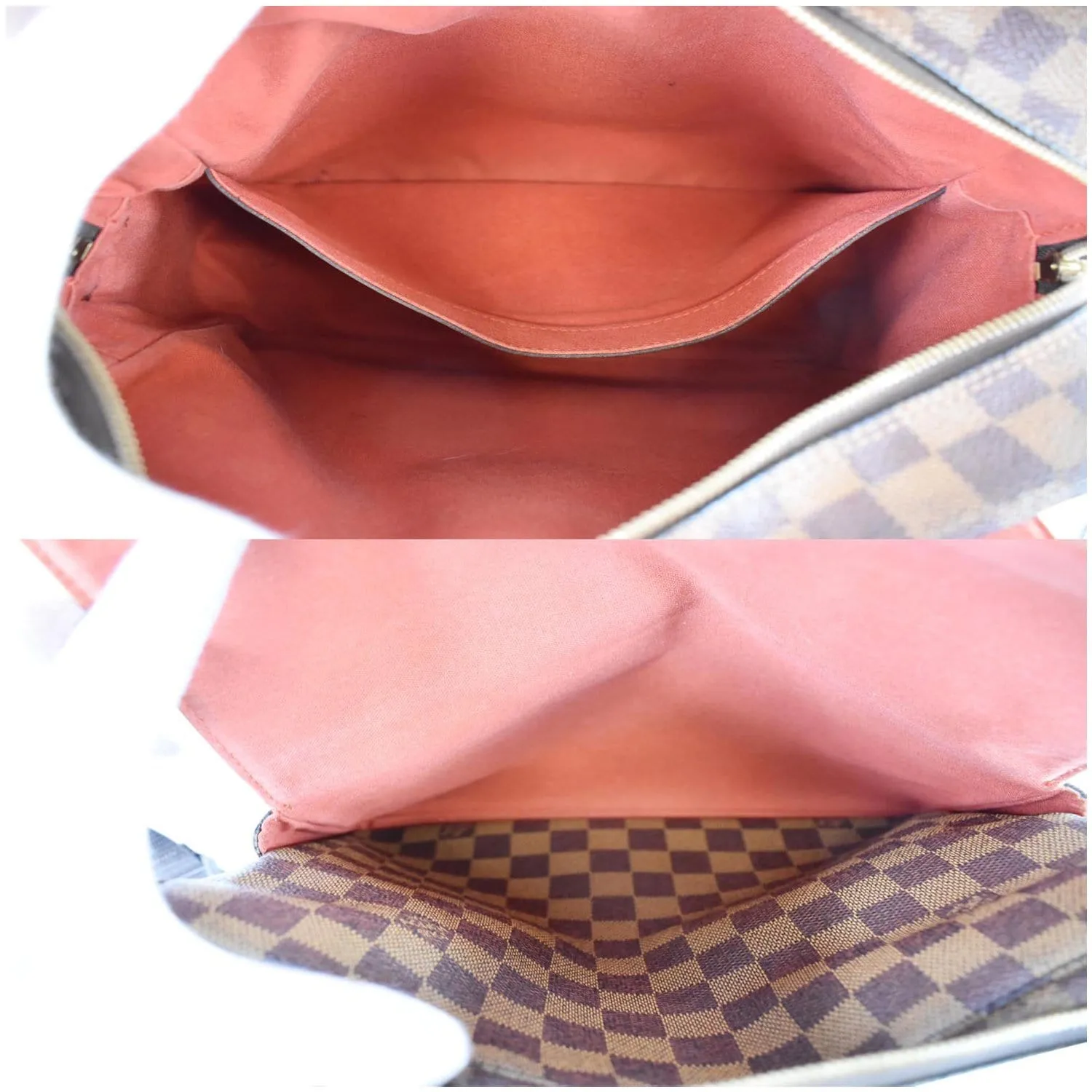 LOUIS VUITTON Naviglio Damier Ebene Messenger Bag Brown - 25% OFF