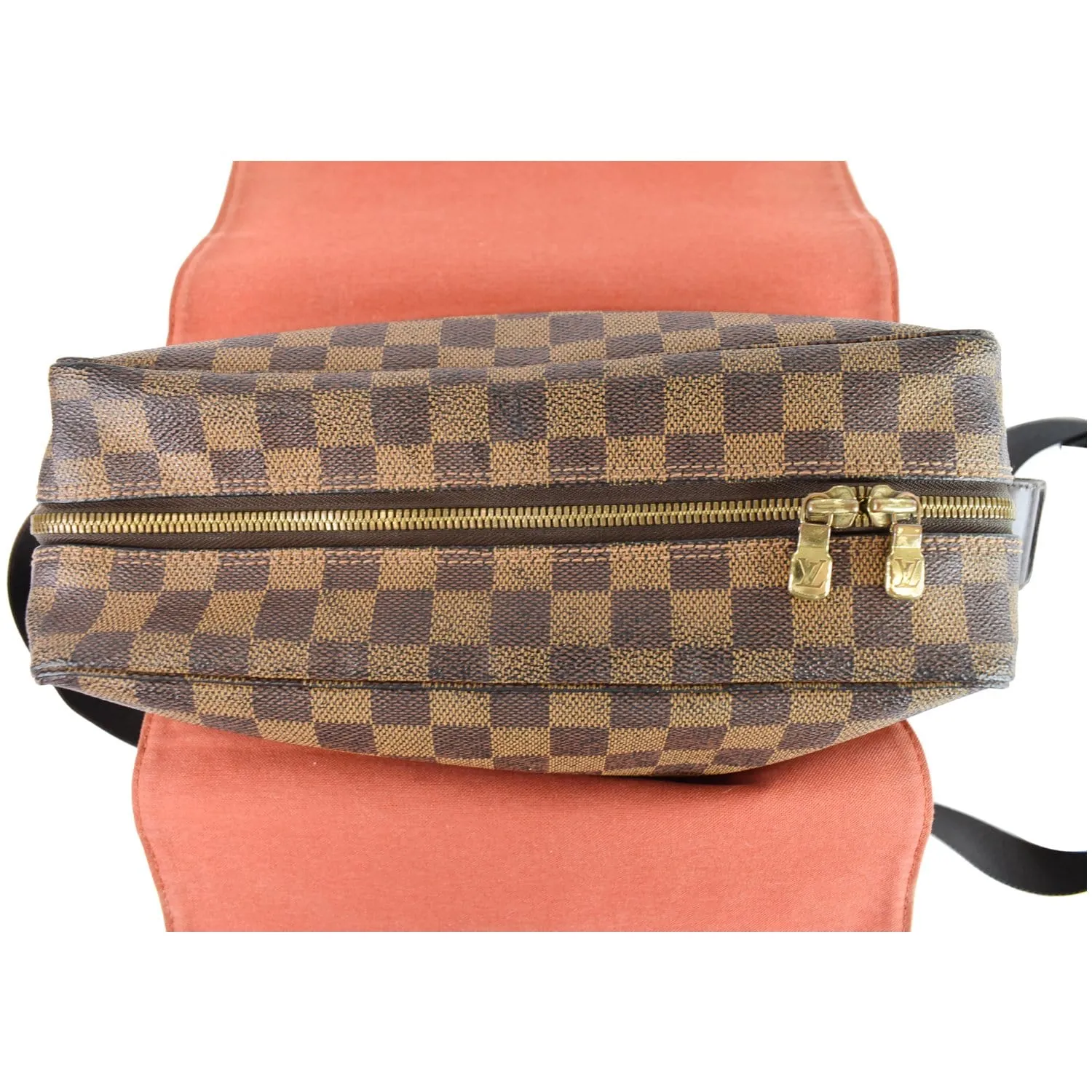 LOUIS VUITTON Naviglio Damier Ebene Messenger Bag Brown - 25% OFF