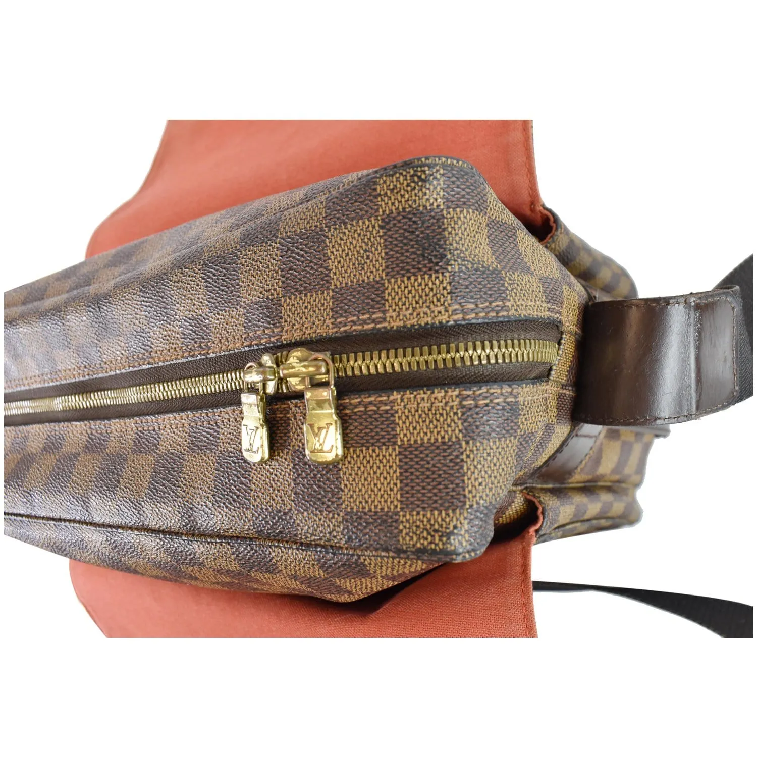 LOUIS VUITTON Naviglio Damier Ebene Messenger Bag Brown - 25% OFF