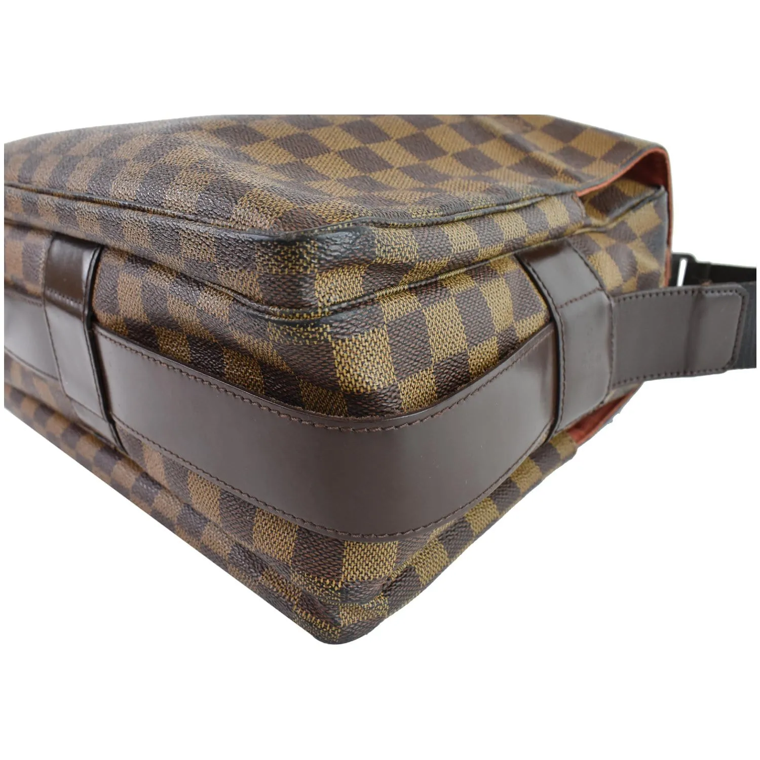 LOUIS VUITTON Naviglio Damier Ebene Messenger Bag Brown - 25% OFF