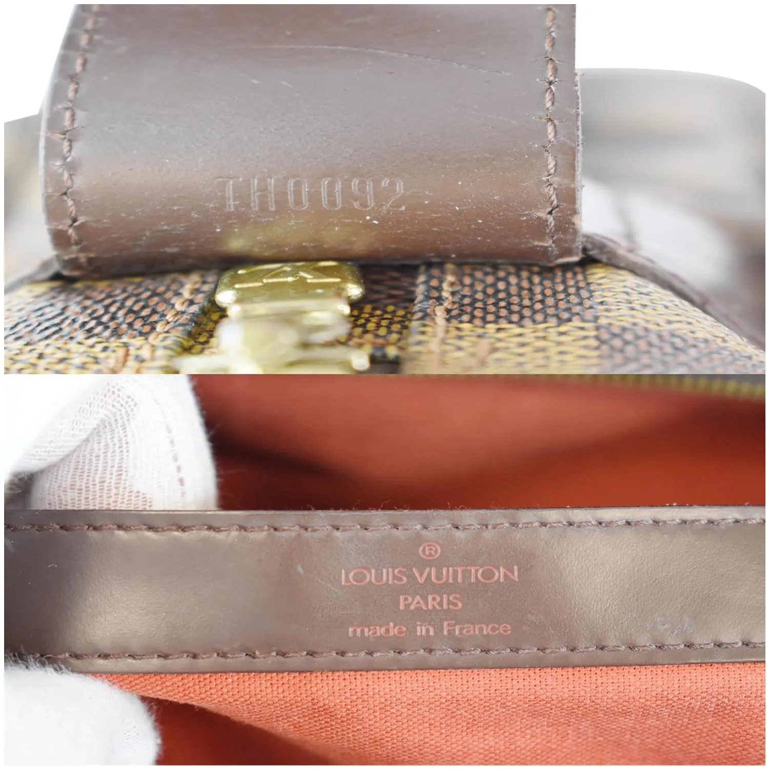 LOUIS VUITTON Naviglio Damier Ebene Messenger Bag Brown - 25% OFF