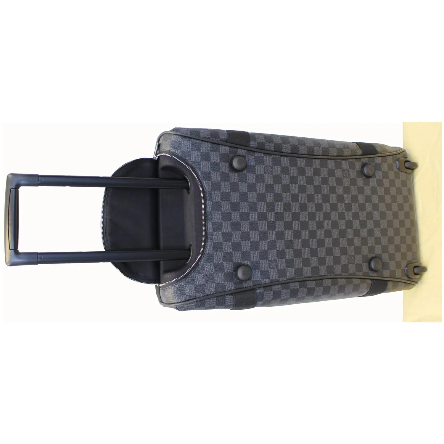 LOUIS VUITTON Neo Eole 55 Damier Graphite Rolling Duffle Bag Black