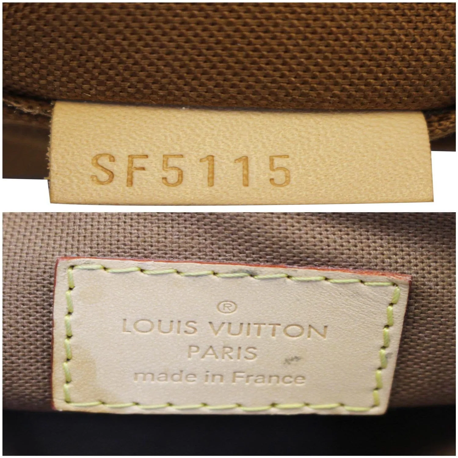 LOUIS VUITTON Odeon PM Monogram Canvas Shoulder Crossbody Bag Brown