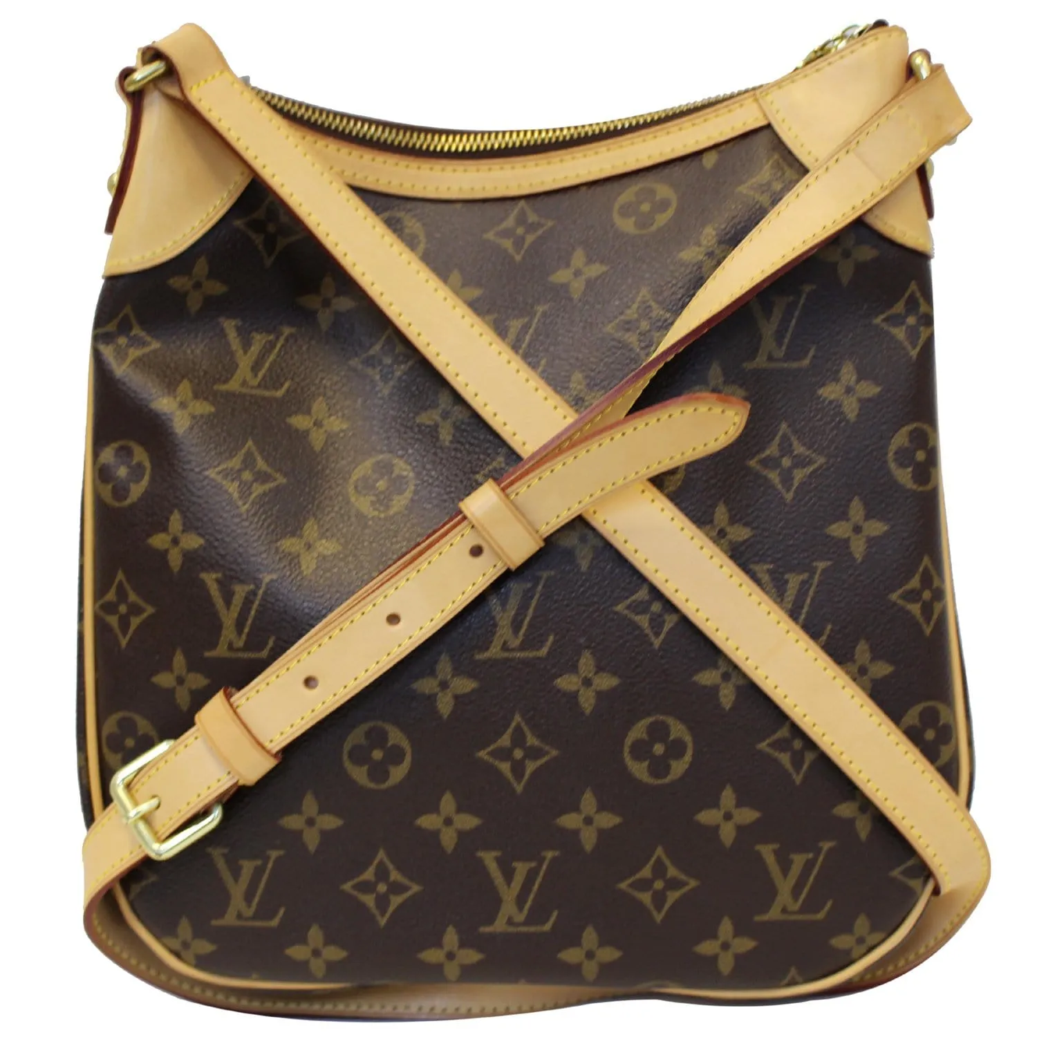 LOUIS VUITTON Odeon PM Monogram Canvas Shoulder Crossbody Bag Brown