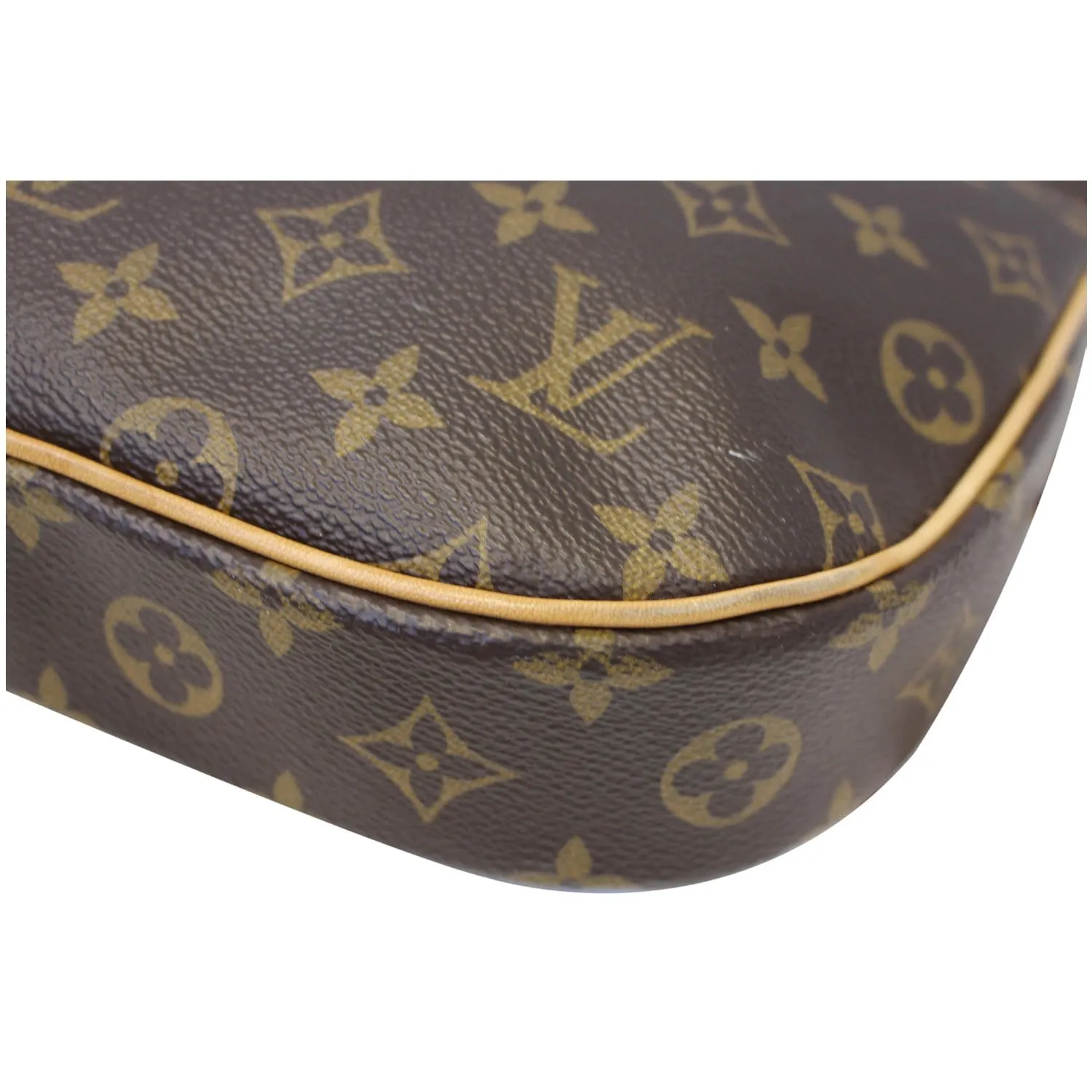 LOUIS VUITTON Odeon PM Monogram Canvas Shoulder Crossbody Bag Brown
