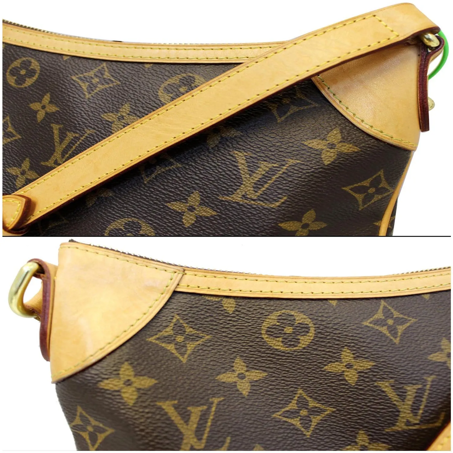 LOUIS VUITTON Odeon PM Monogram Canvas Shoulder Crossbody Bag Brown