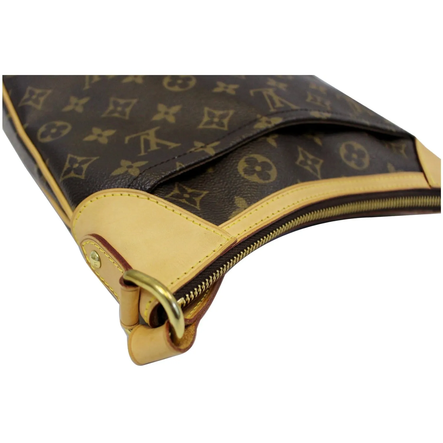 LOUIS VUITTON Odeon PM Monogram Canvas Shoulder Crossbody Bag Brown