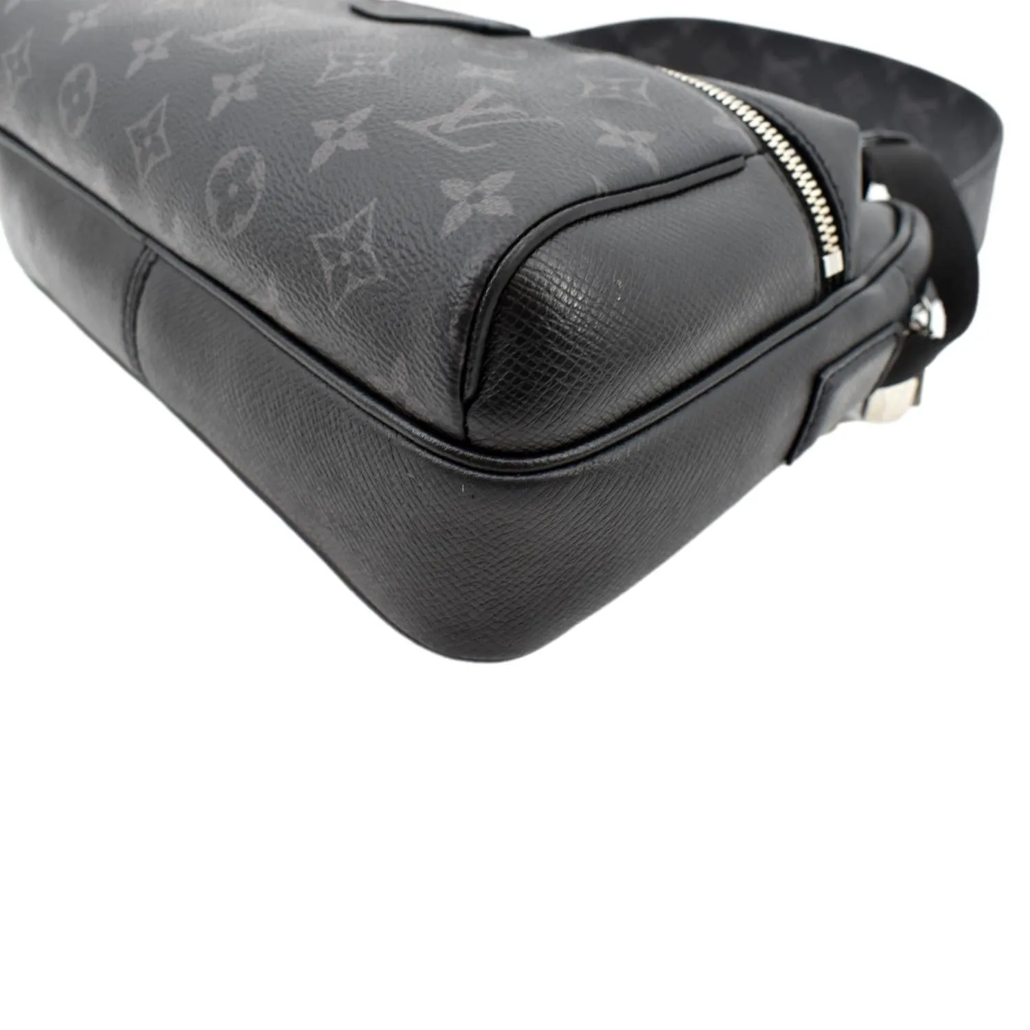 LOUIS VUITTON Outdoor Messenger Eclipse Canvas Crossbody Bag Black