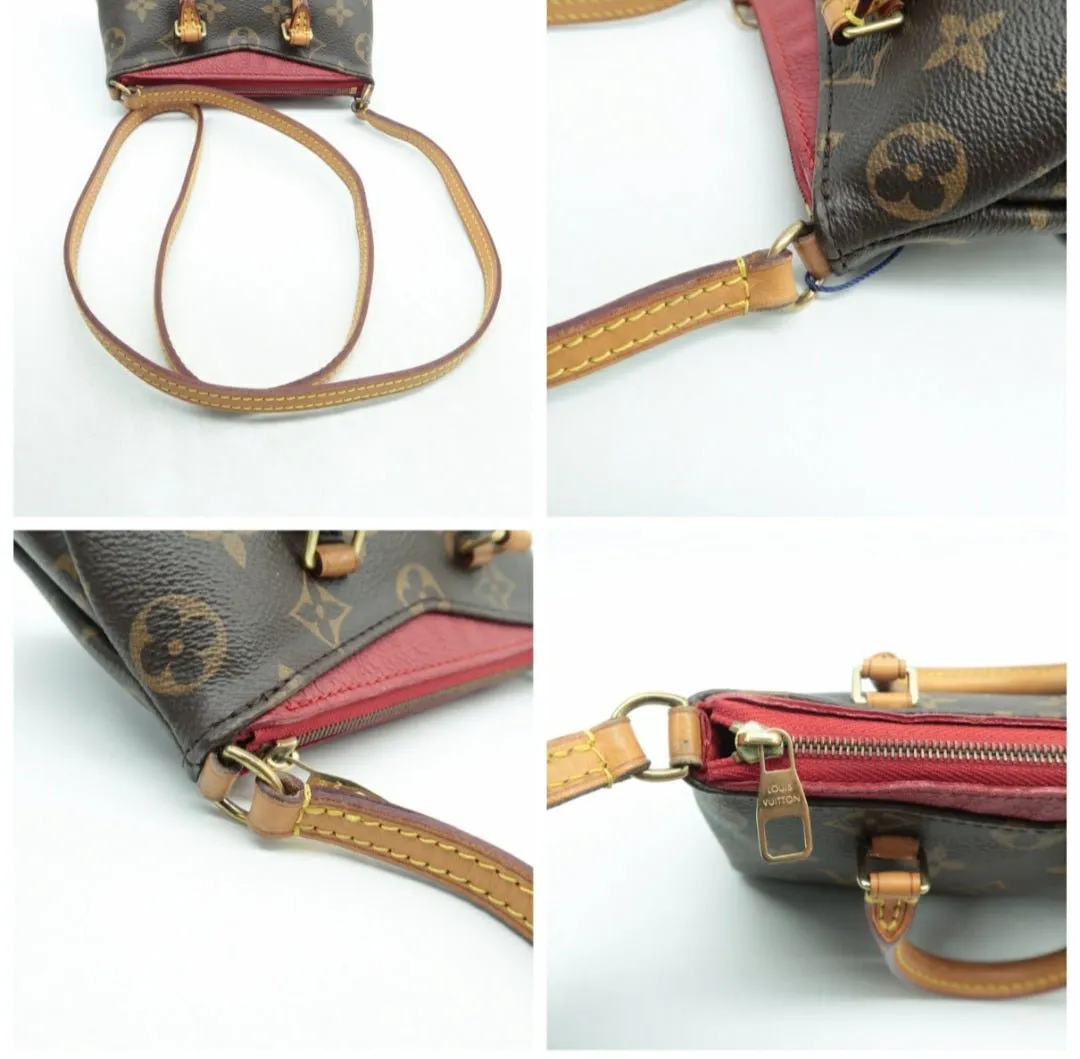 Louis Vuitton Pallas Nano Brown Monogram Canvas Satchel Bag
