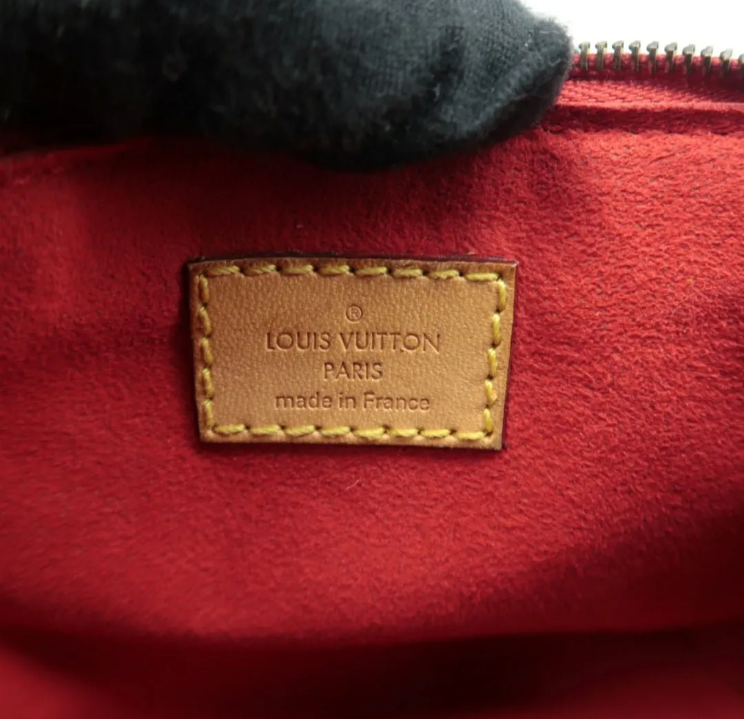 Louis Vuitton Pallas Nano Brown Monogram Canvas Satchel Bag