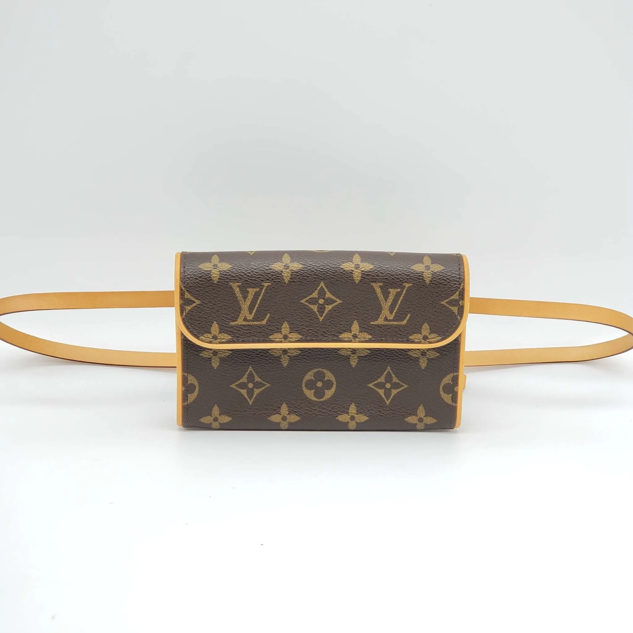 Louis Vuitton Pochette Florentine Browns Monogram Belt Bag