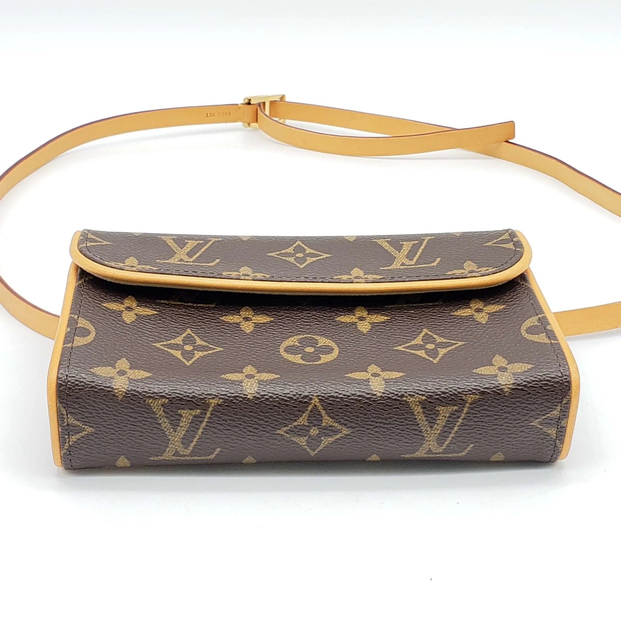Louis Vuitton Pochette Florentine Browns Monogram Belt Bag