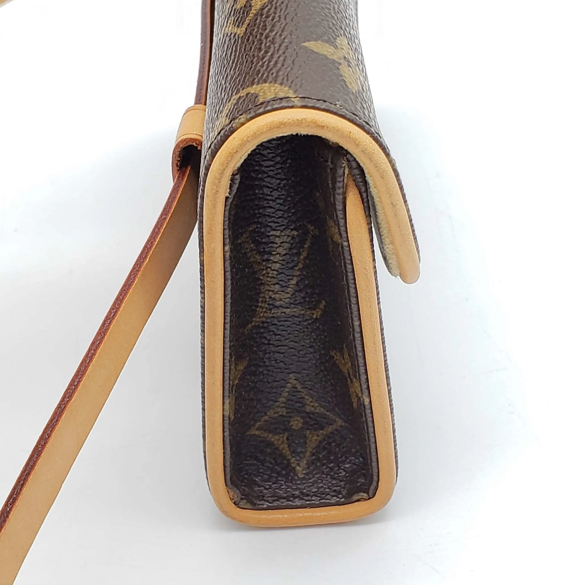 Louis Vuitton Pochette Florentine Browns Monogram Belt Bag