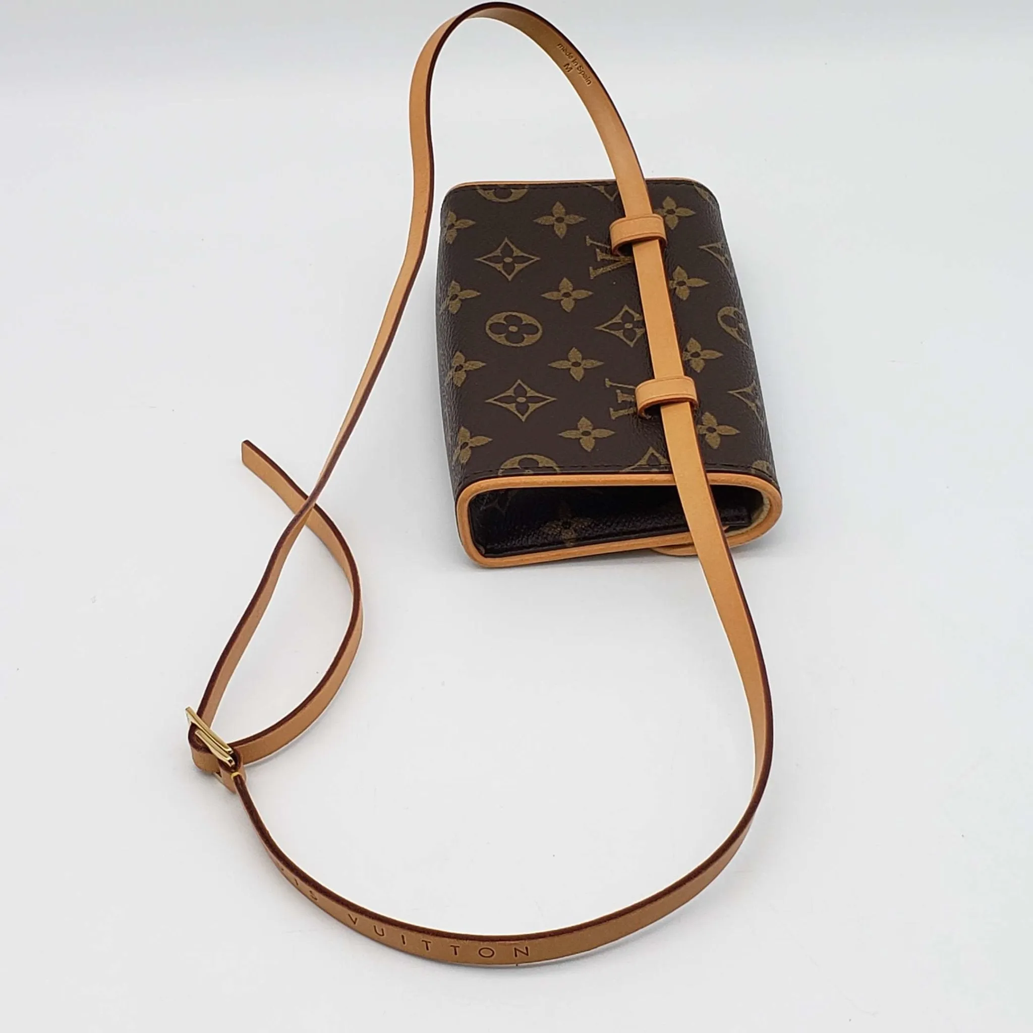Louis Vuitton Pochette Florentine Browns Monogram Belt Bag