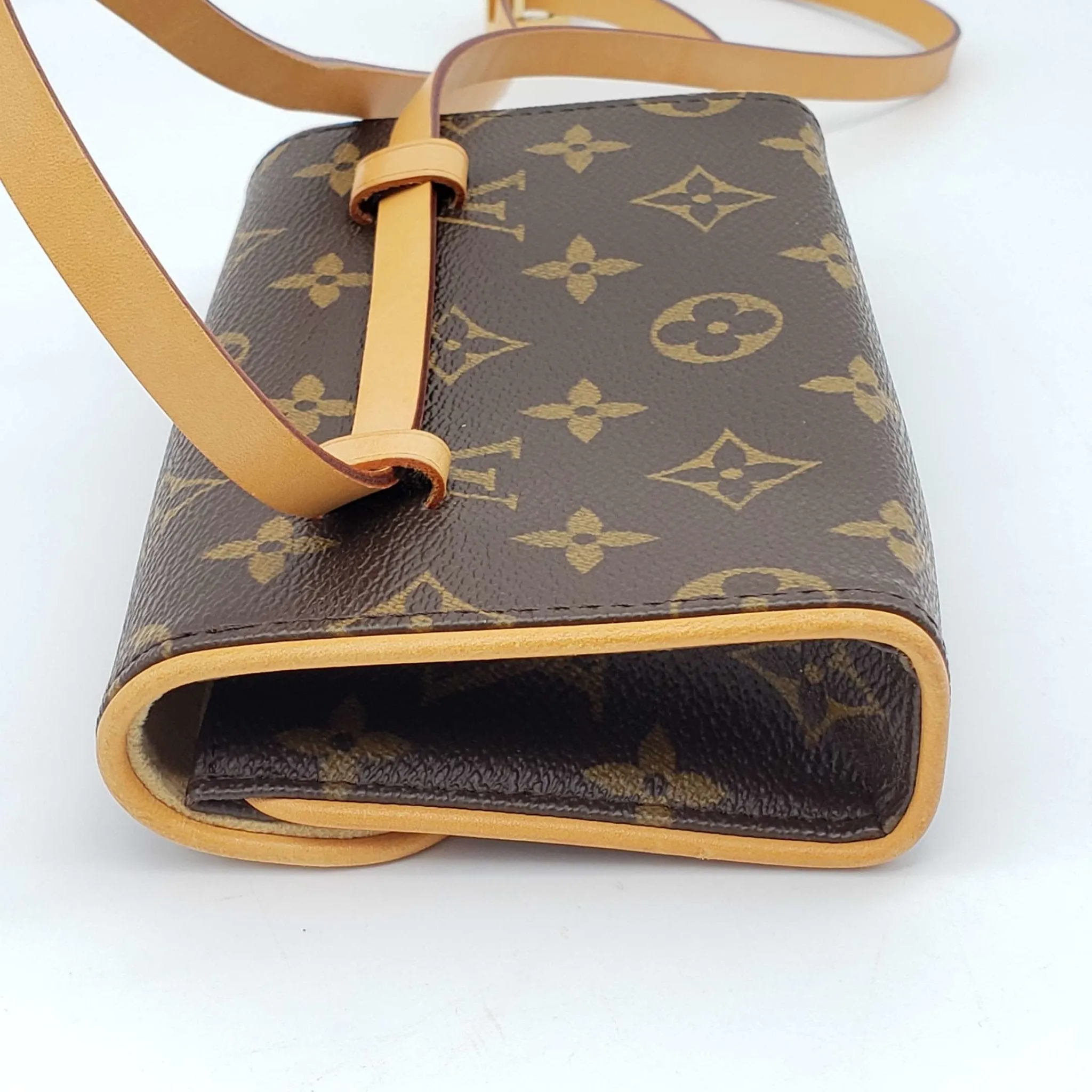Louis Vuitton Pochette Florentine Browns Monogram Belt Bag