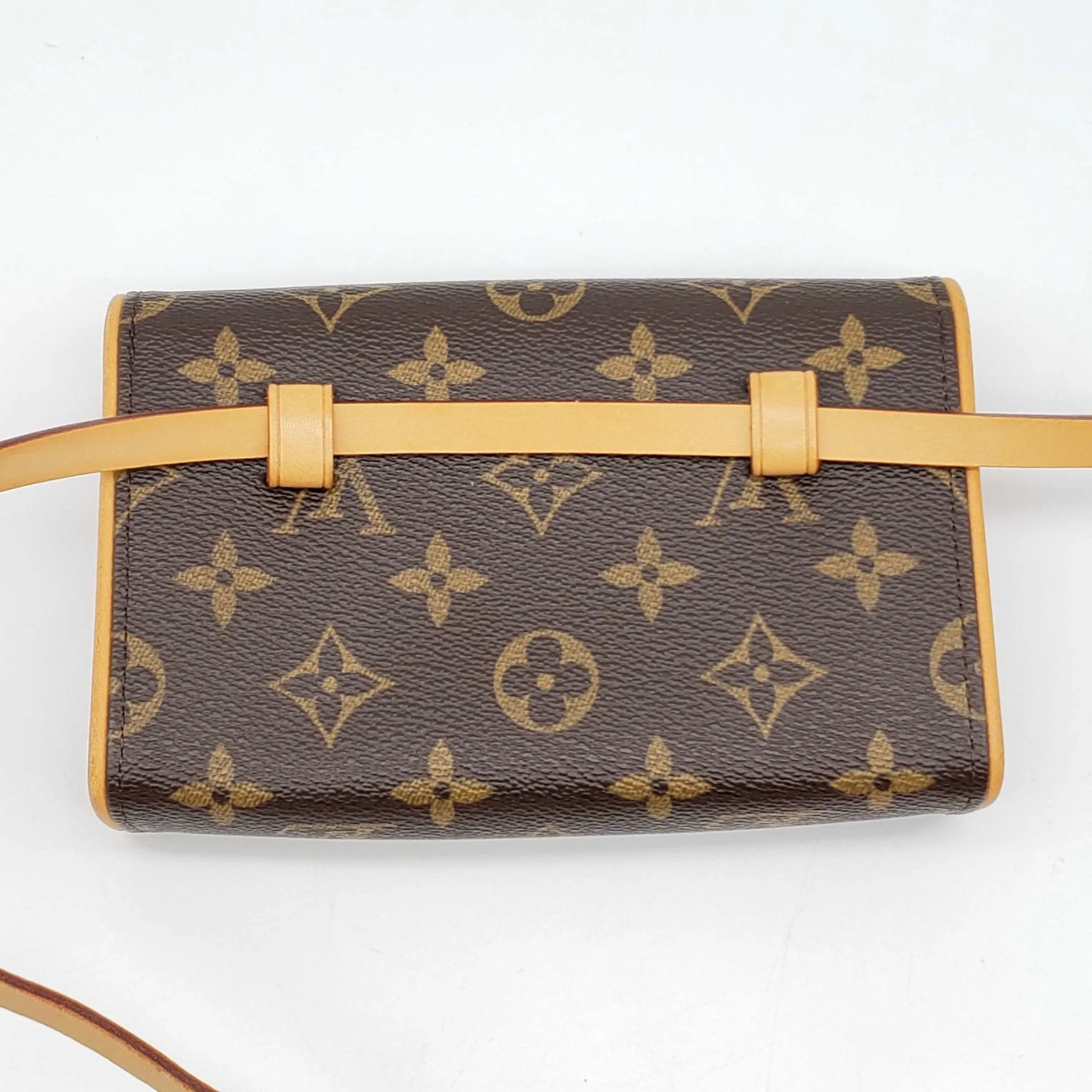 Louis Vuitton Pochette Florentine Browns Monogram Belt Bag