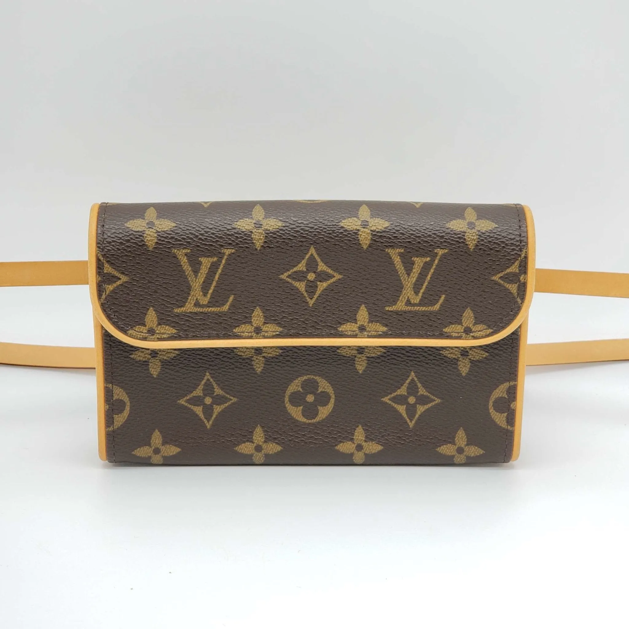 Louis Vuitton Pochette Florentine Browns Monogram Belt Bag