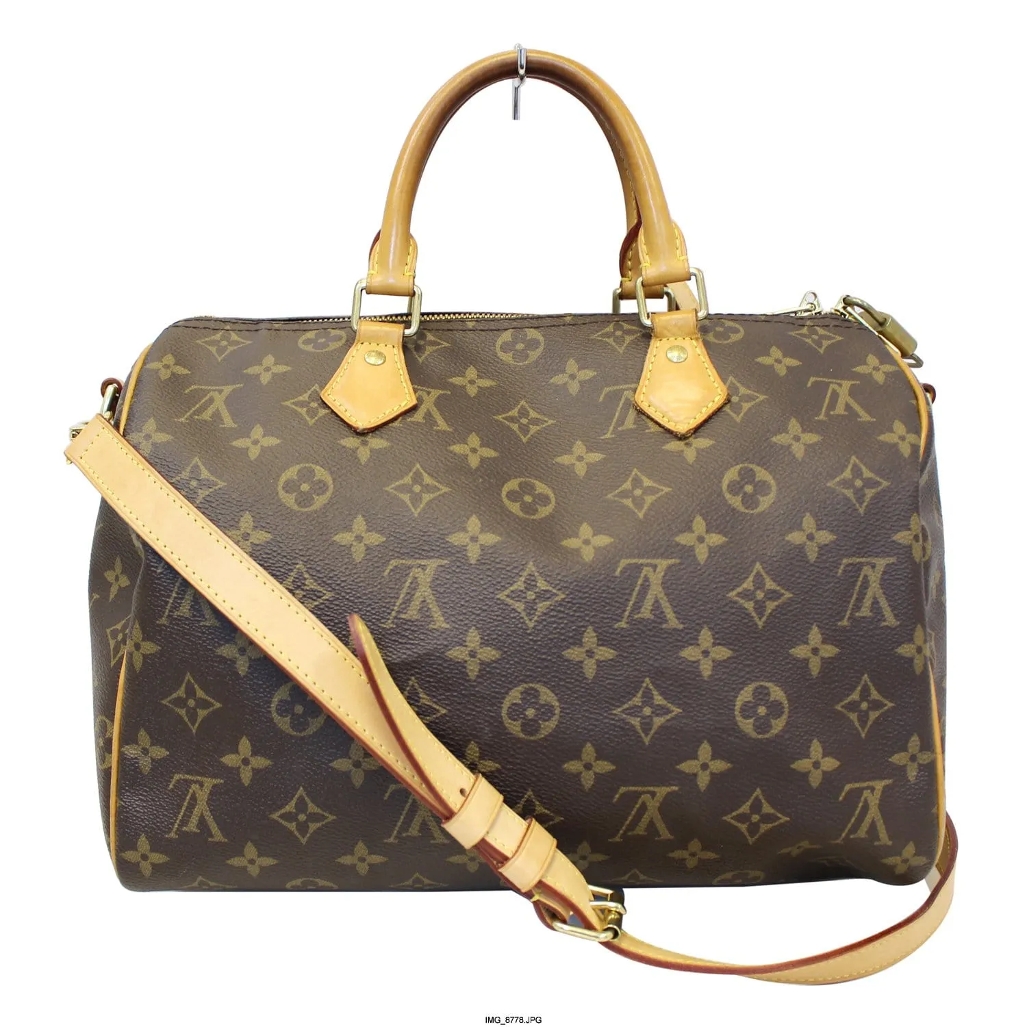 LOUIS VUITTON Speedy 30 Bandouliere Monogram Canvas Shoulder Bag
