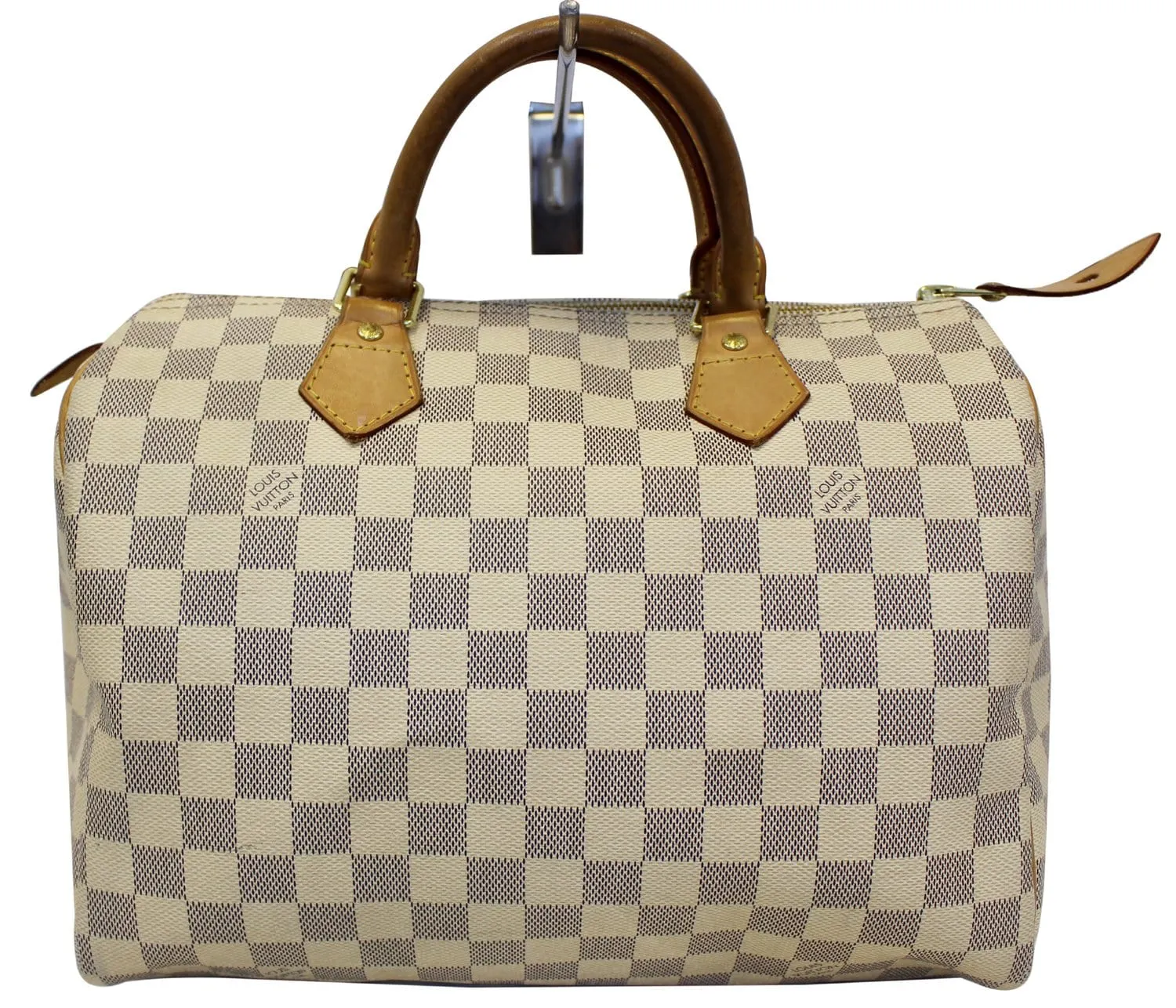 LOUIS VUITTON Speedy 30 Damier Azur  Satchel Handbag