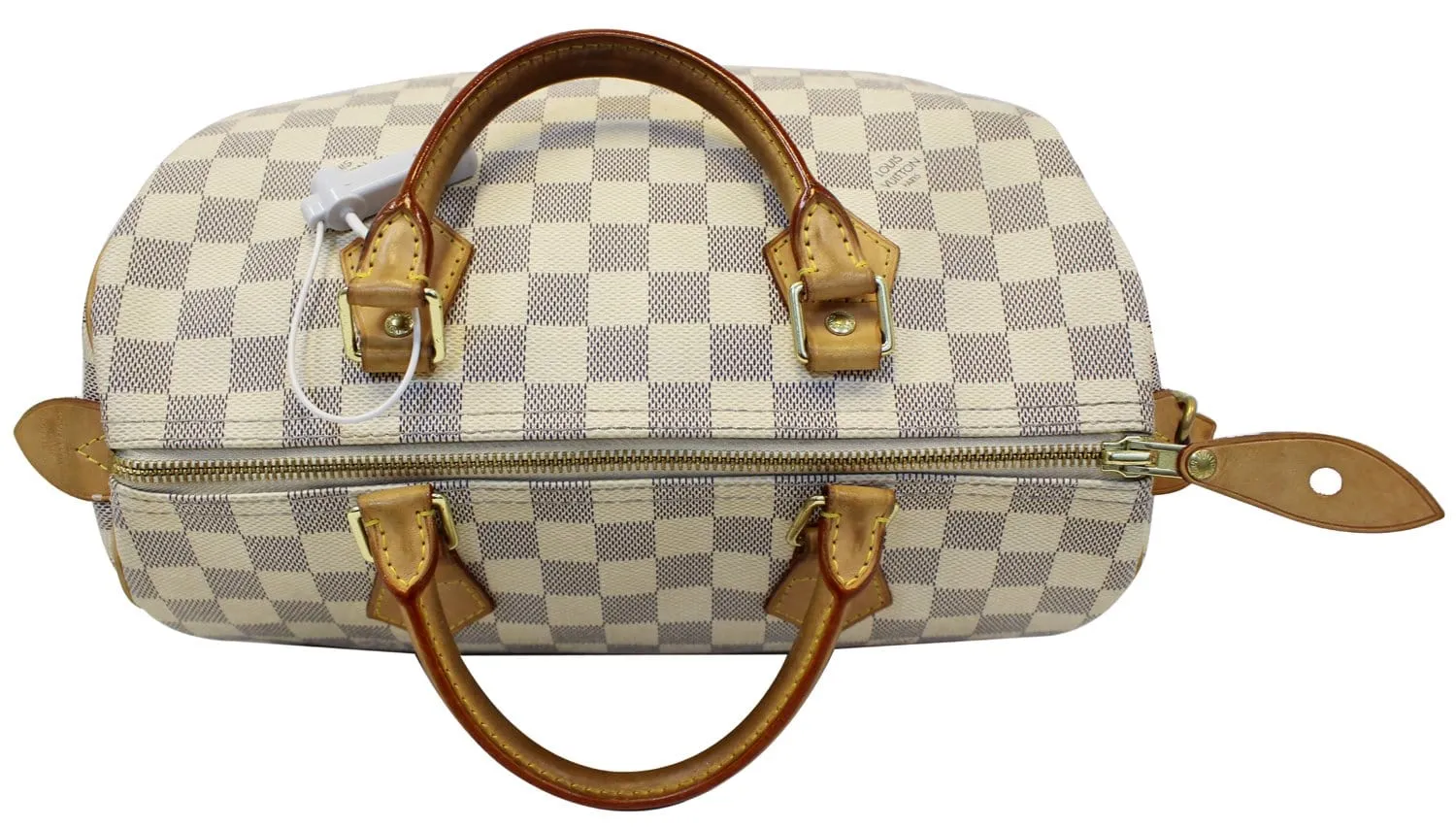 LOUIS VUITTON Speedy 30 Damier Azur  Satchel Handbag