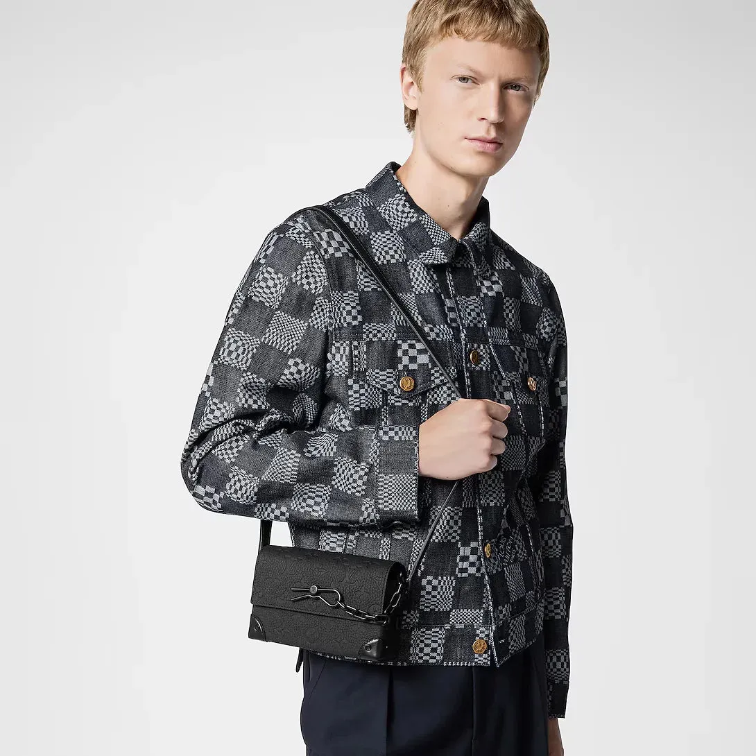 LOUIS VUITTON || Steamer Wearable Wallet Monogram Taurillon Leather