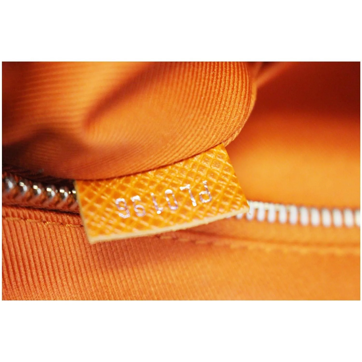 LOUIS VUITTON Taiga Leather Roman PM Messenger Bag Orange