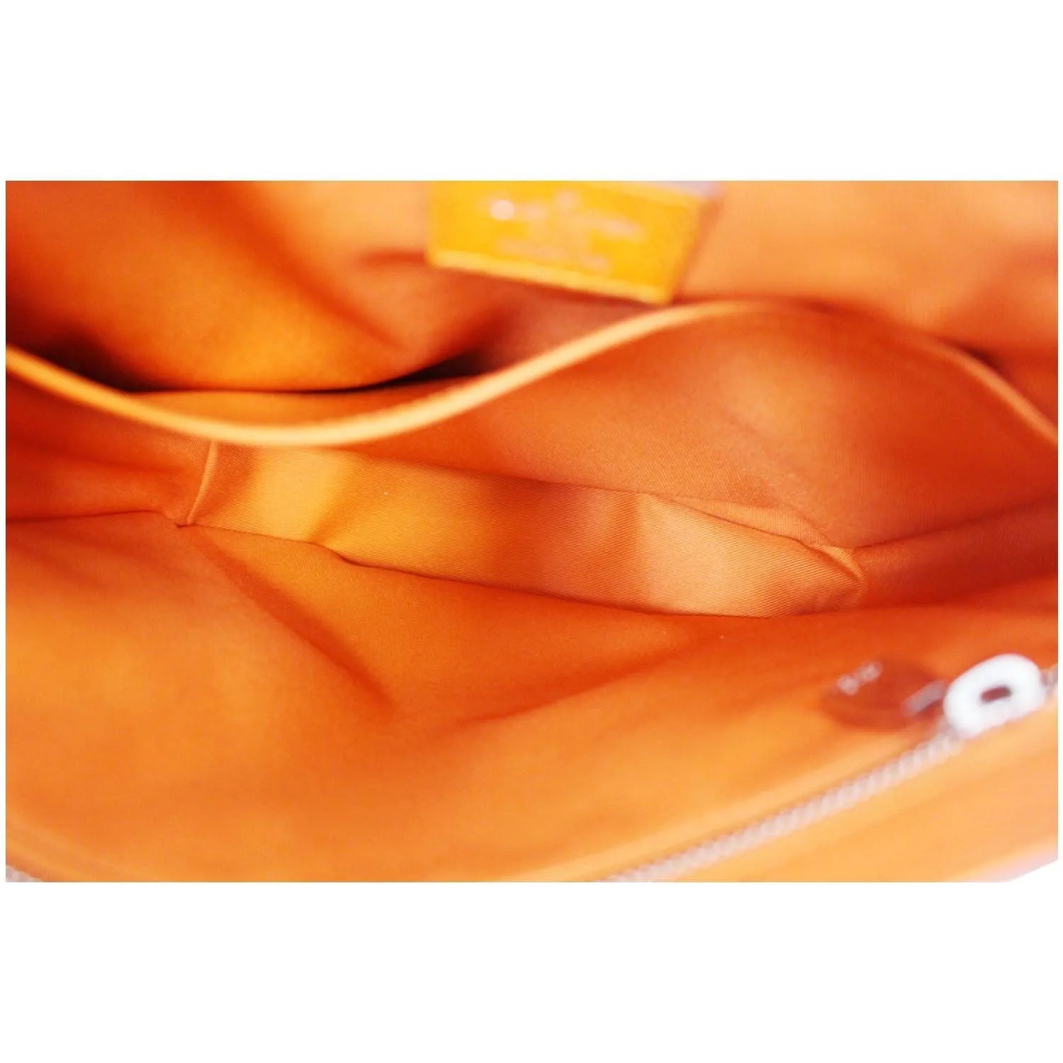 LOUIS VUITTON Taiga Leather Roman PM Messenger Bag Orange
