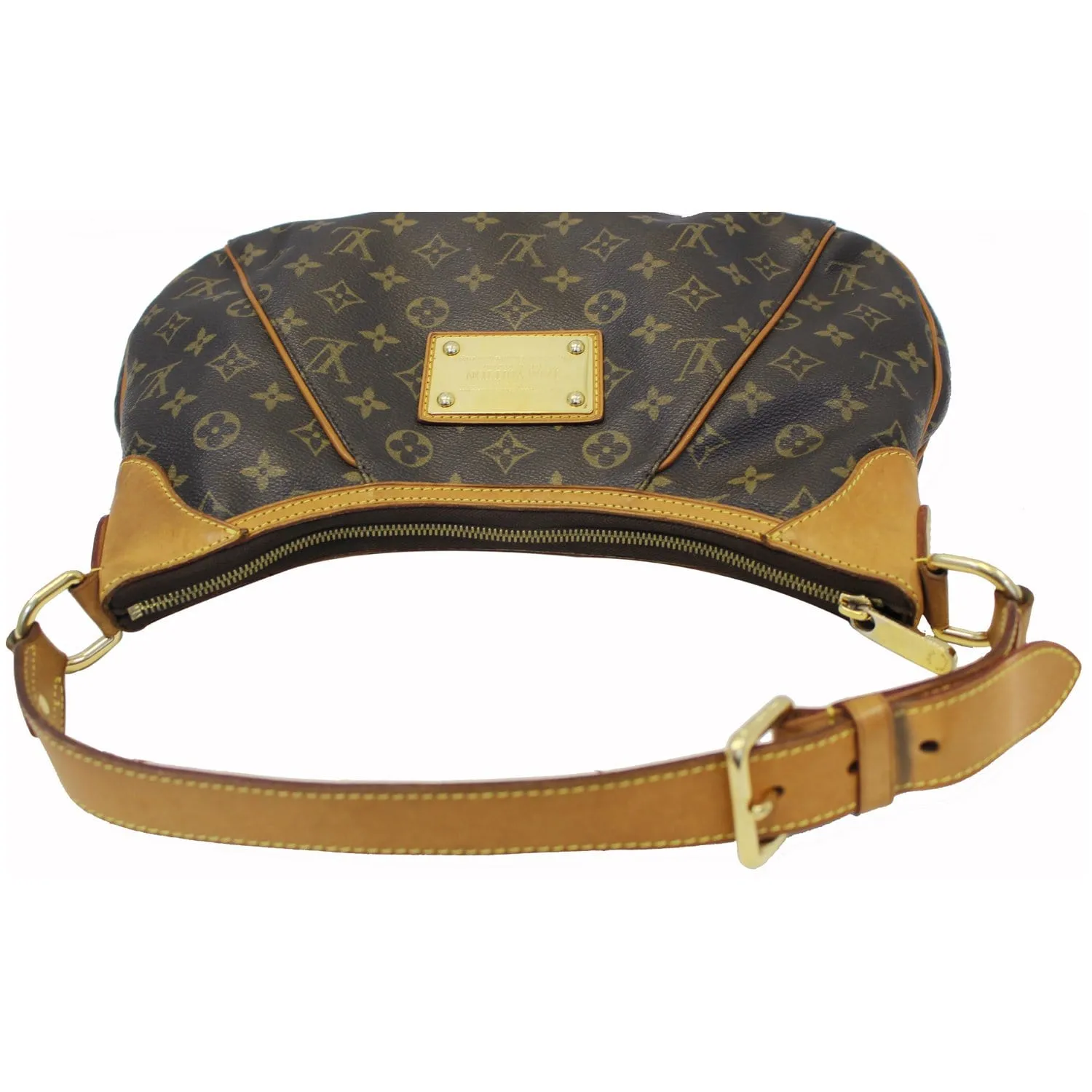 LOUIS VUITTON Thames GM Monogram Canvas Shoulder Bag Brown