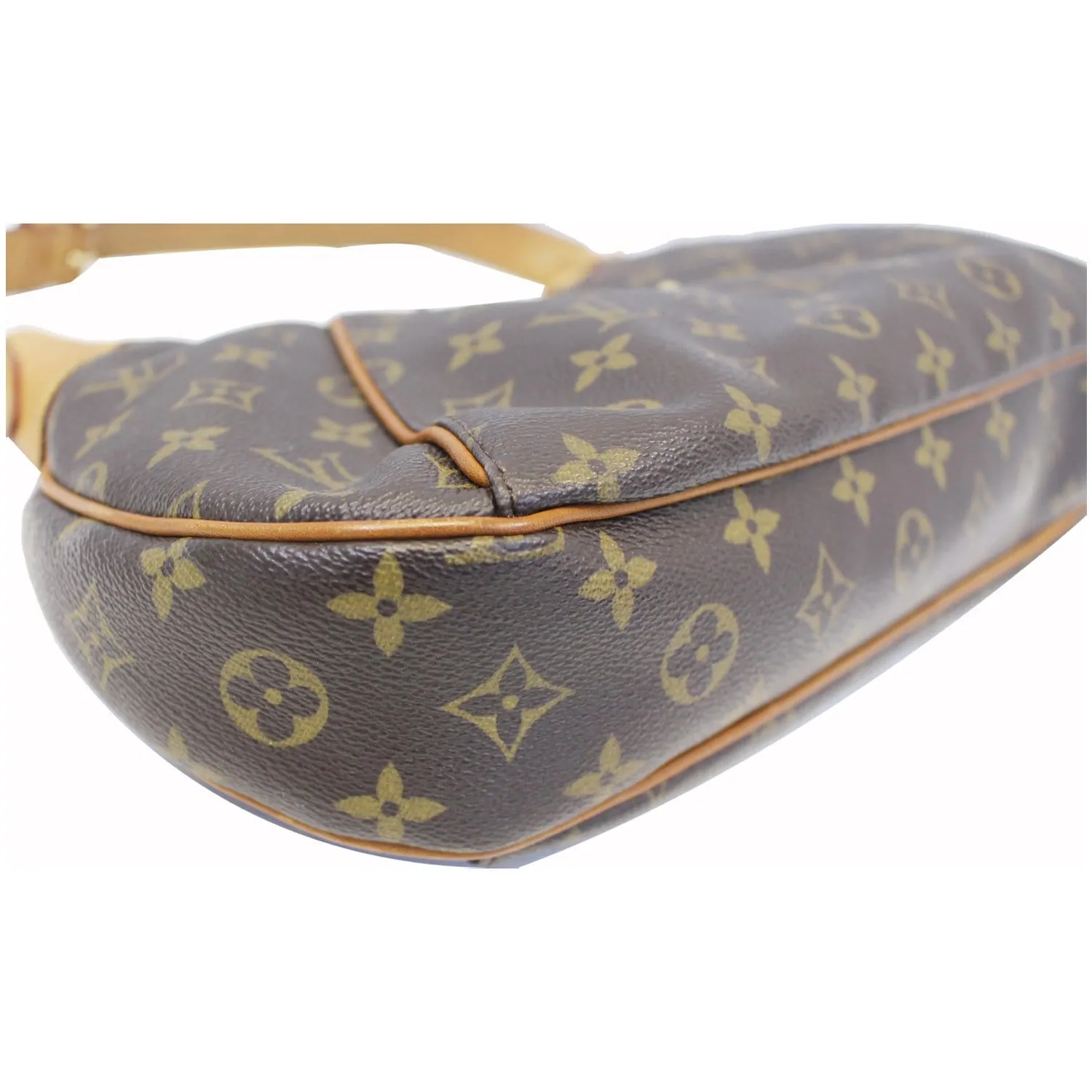 LOUIS VUITTON Thames GM Monogram Canvas Shoulder Bag Brown